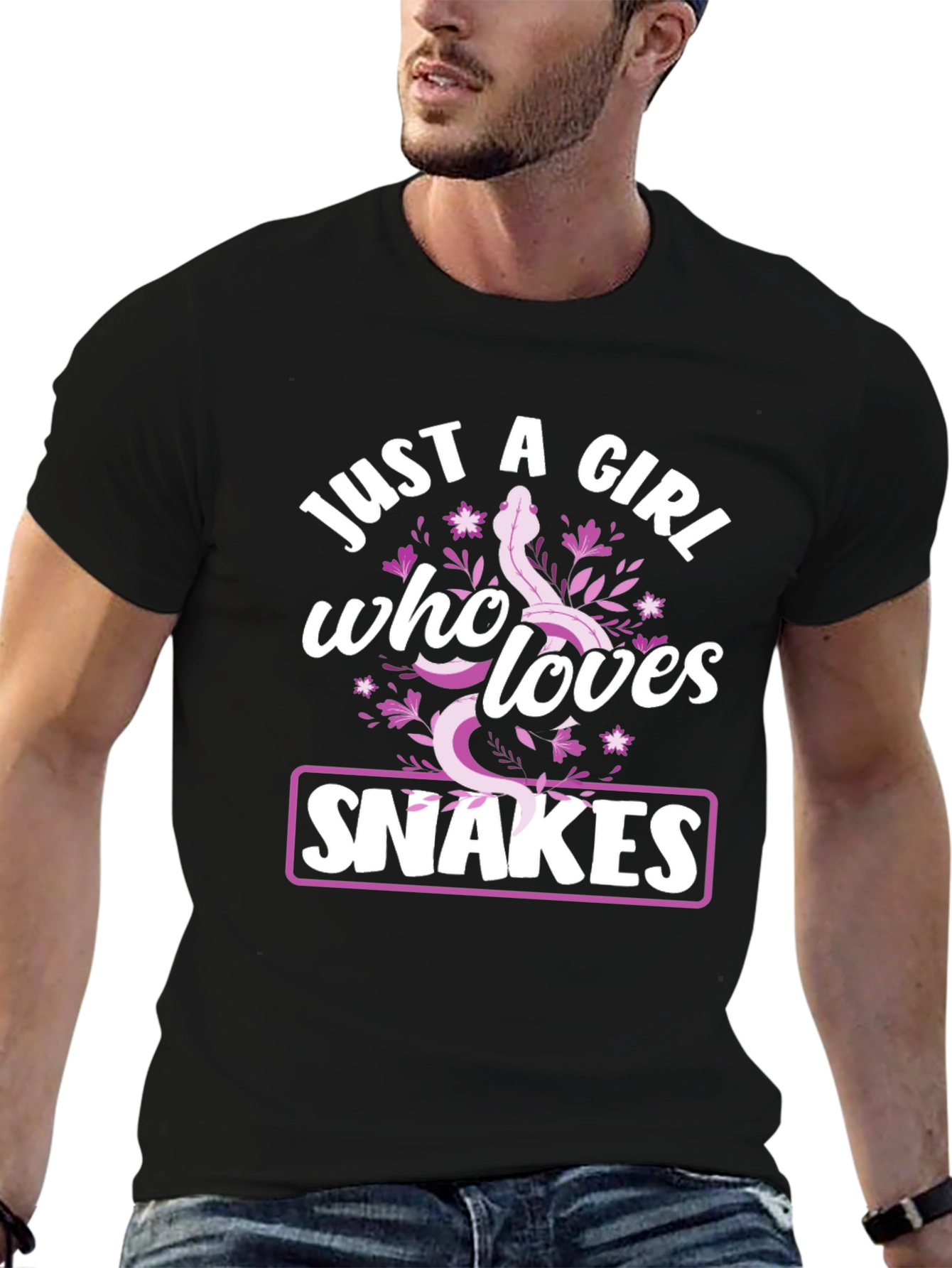 Just A Girl Who Loves Snakes T-Shirt