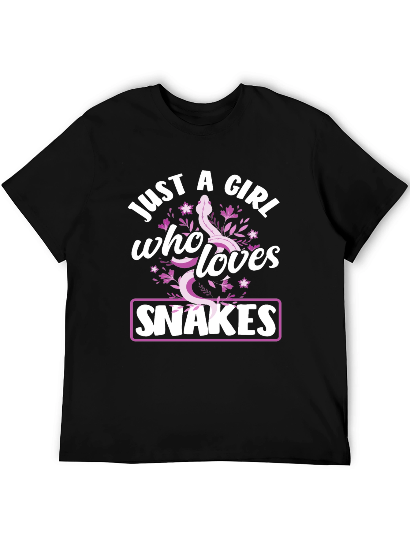 Just A Girl Who Loves Snakes T-Shirt