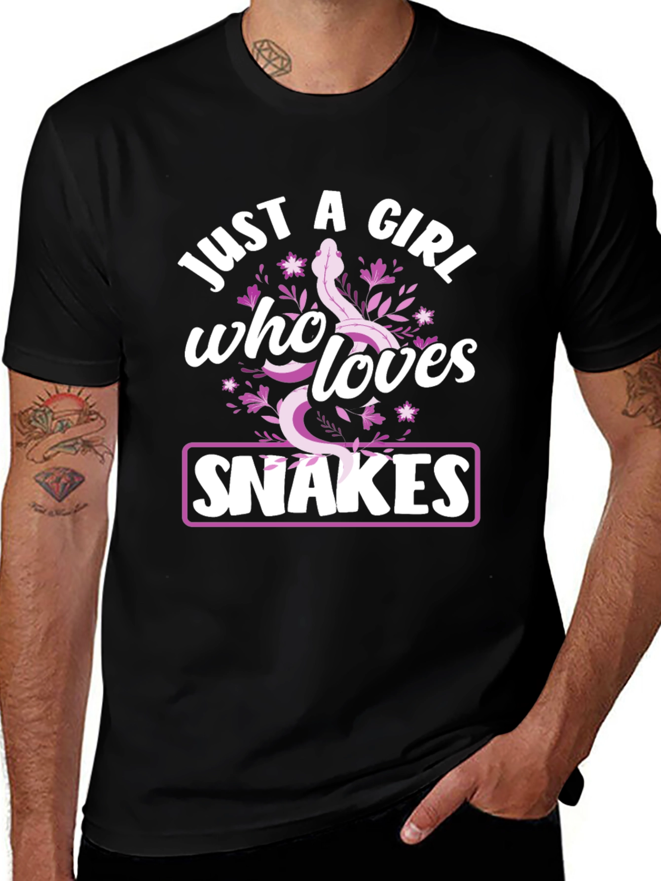 Just A Girl Who Loves Snakes T-Shirt