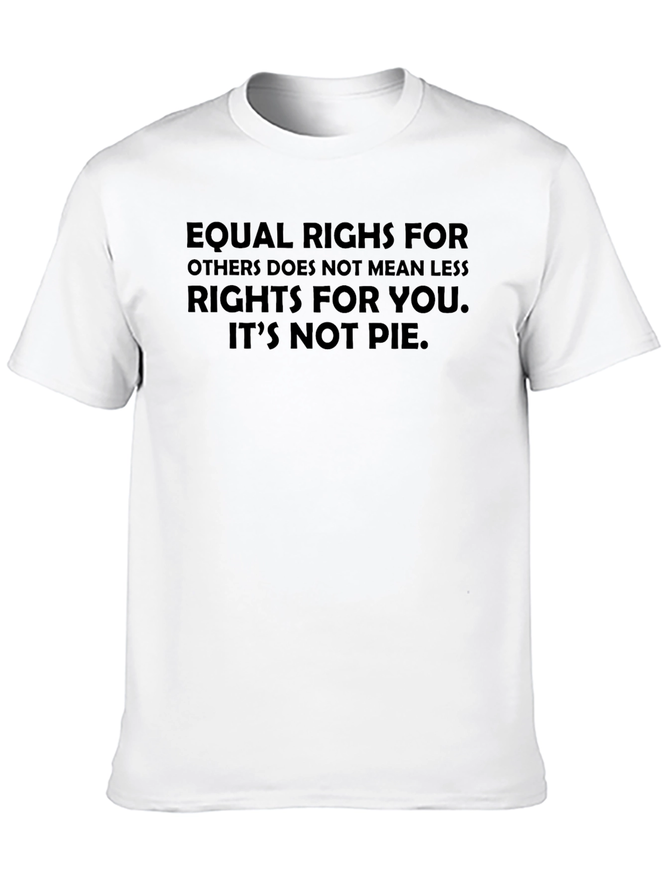 Equal Rights Graphic Tee - Unisex Black T-Shirt
