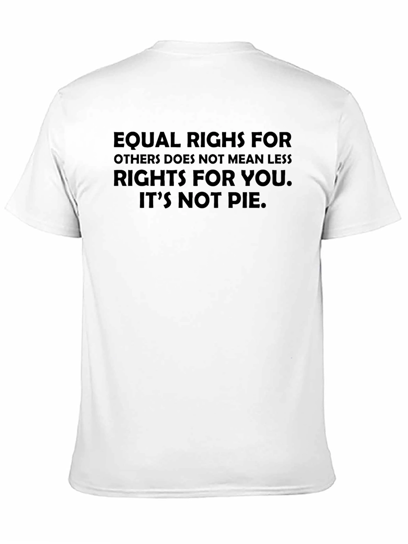 Equal Rights Graphic Tee - Unisex Black T-Shirt