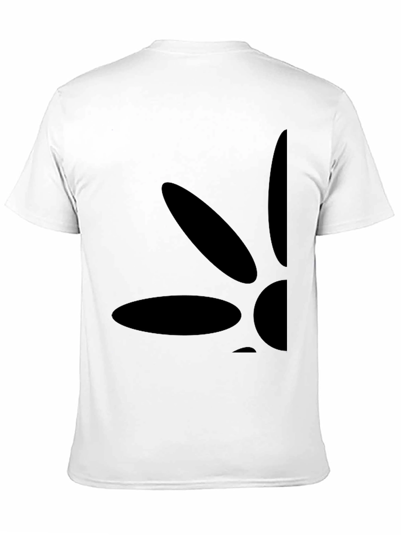 Mens Black Graphic Tee - Casual Style