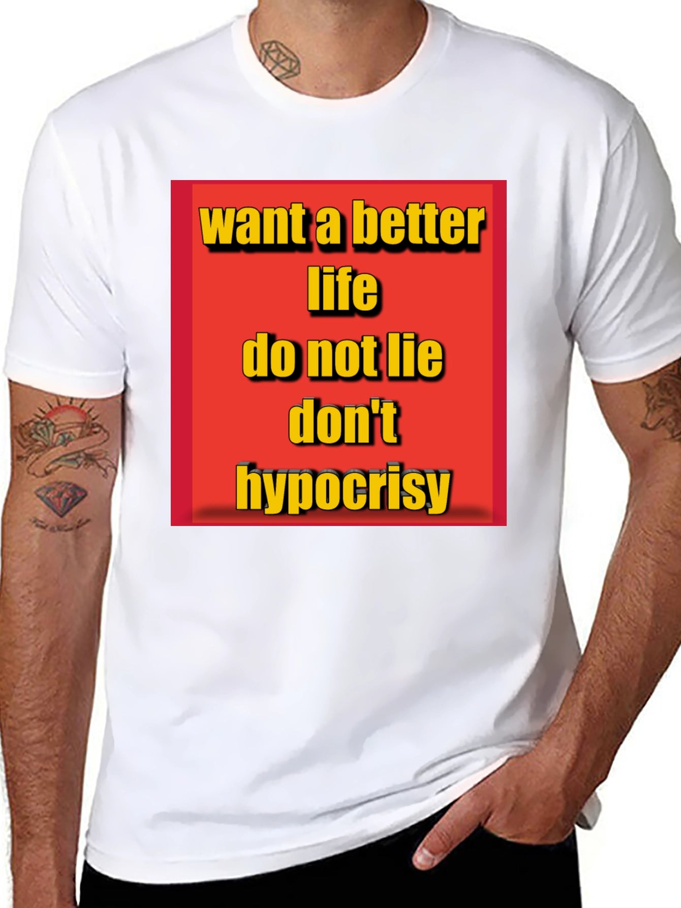 Inspirational Graphic T-Shirt - Want a Better Life
