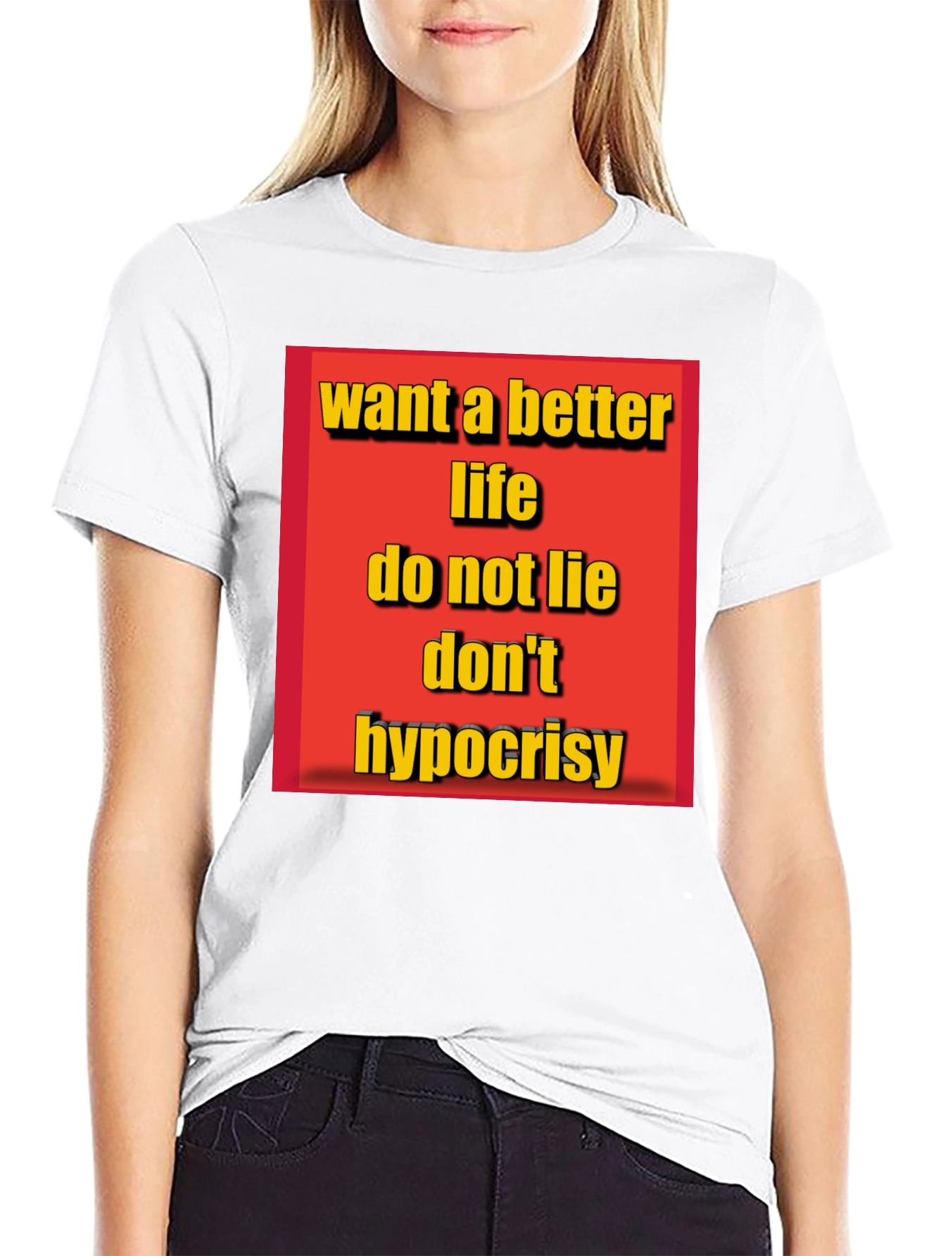 Inspirational Graphic T-Shirt - Want a Better Life