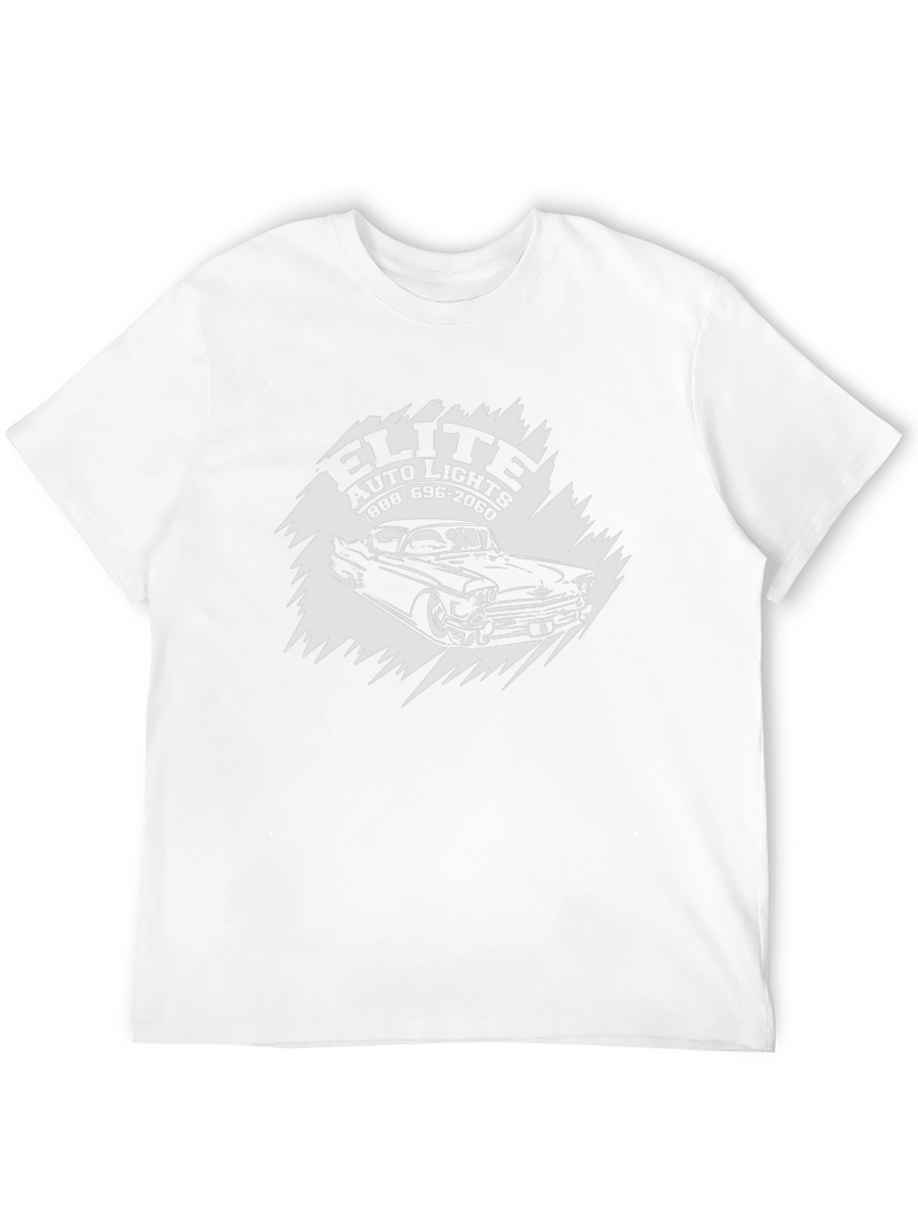 Elite Auto Lights Classic Car T-Shirt - Black