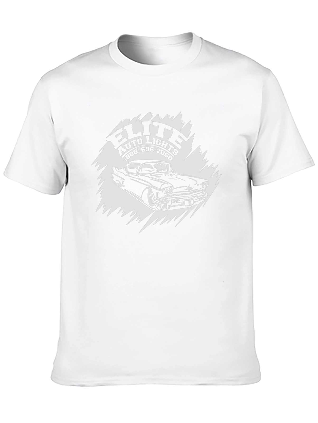 Elite Auto Lights Classic Car T-Shirt - Black
