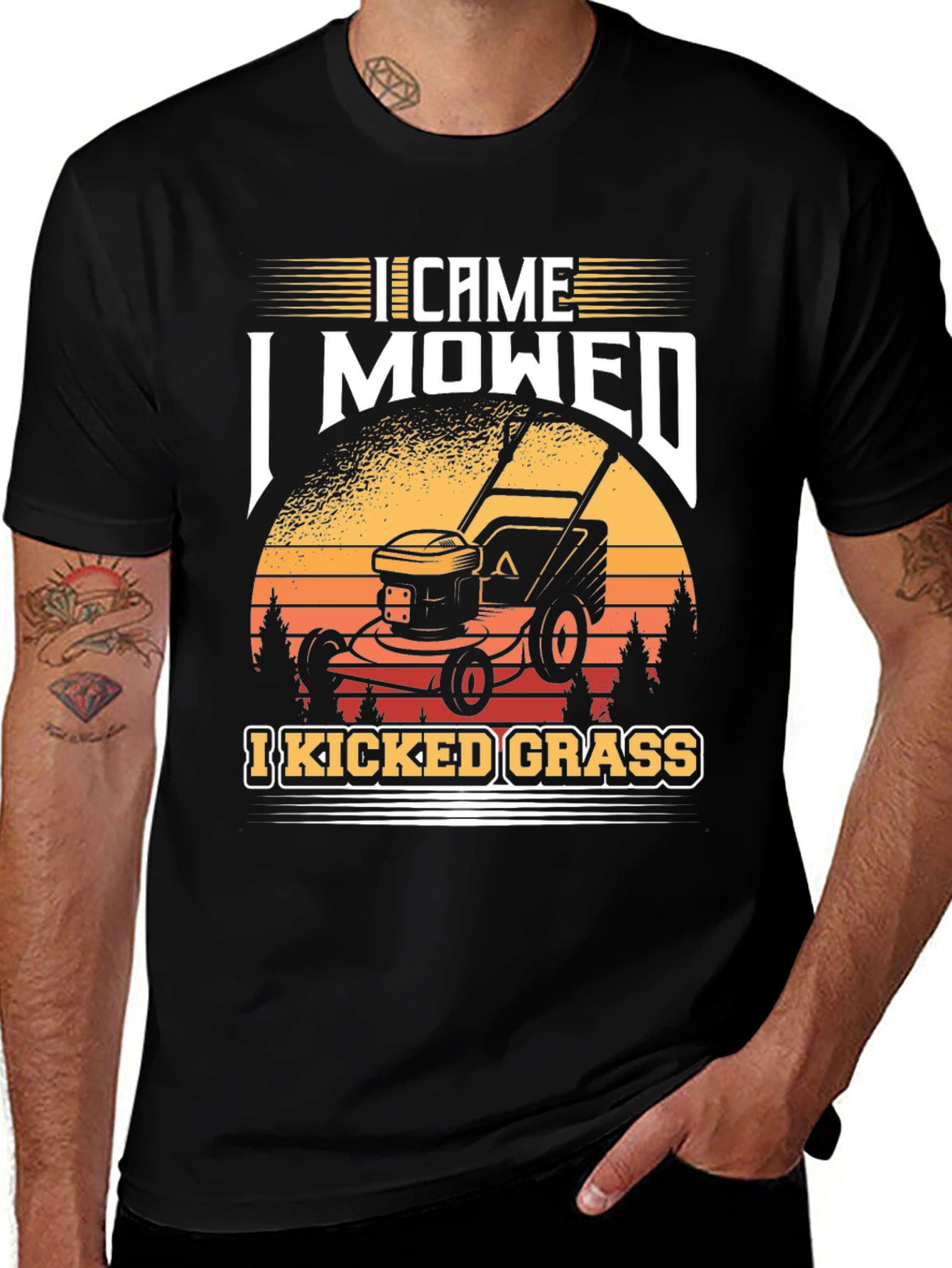 I Came I Mowed I Kicked Grass T-Shirt