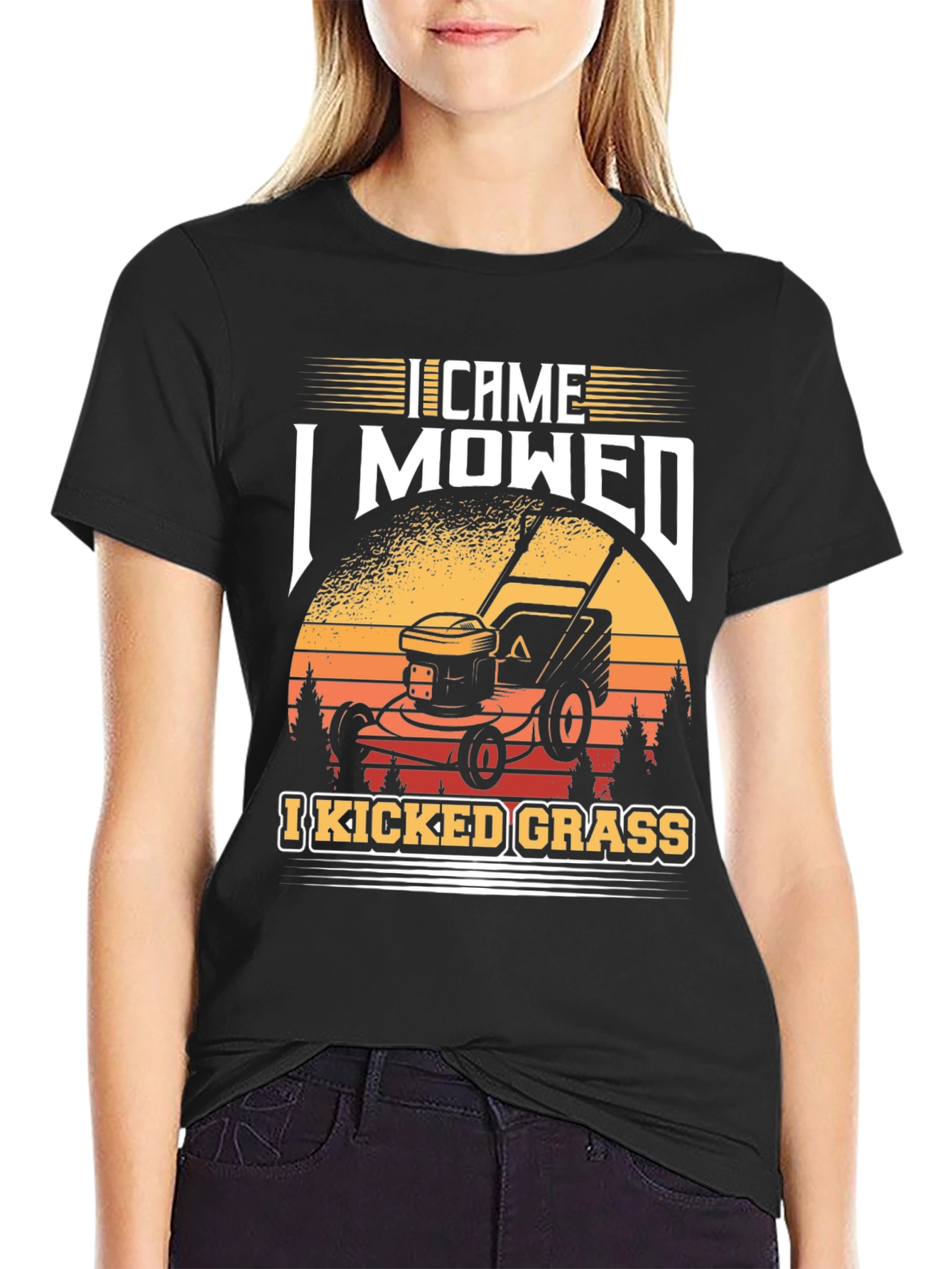 I Came I Mowed I Kicked Grass T-Shirt