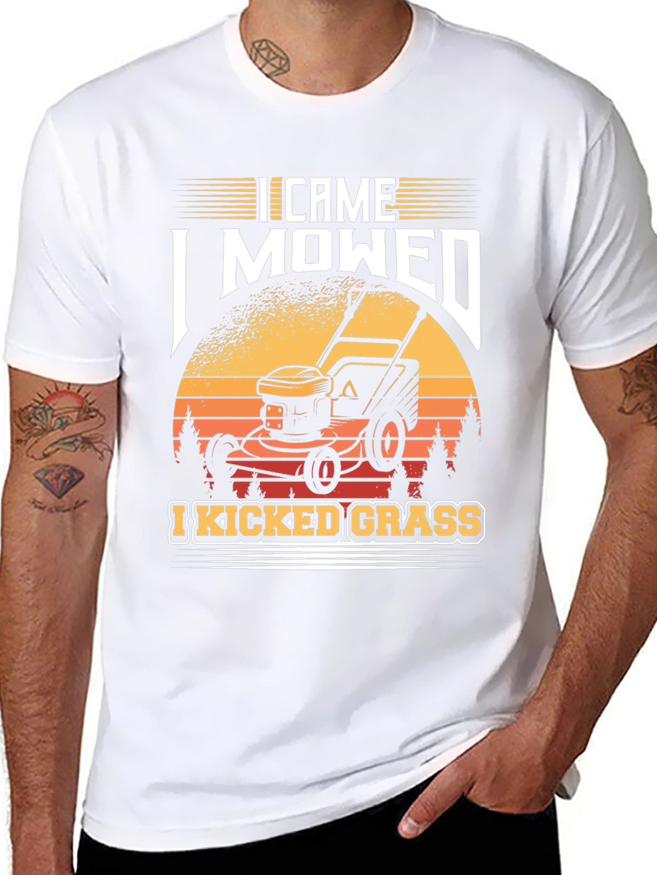 I Came I Mowed I Kicked Grass T-Shirt