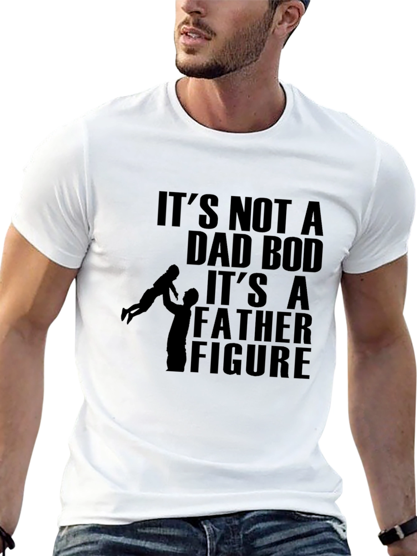 Dad Bod Father Figure Graphic Tee