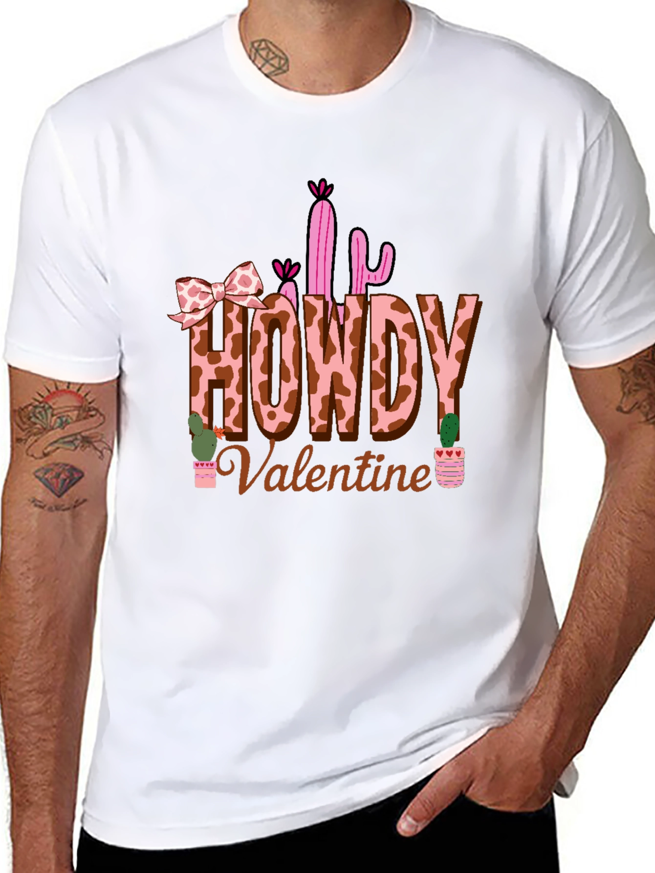 Howdy Valentine Graphic T-Shirt - Western Love