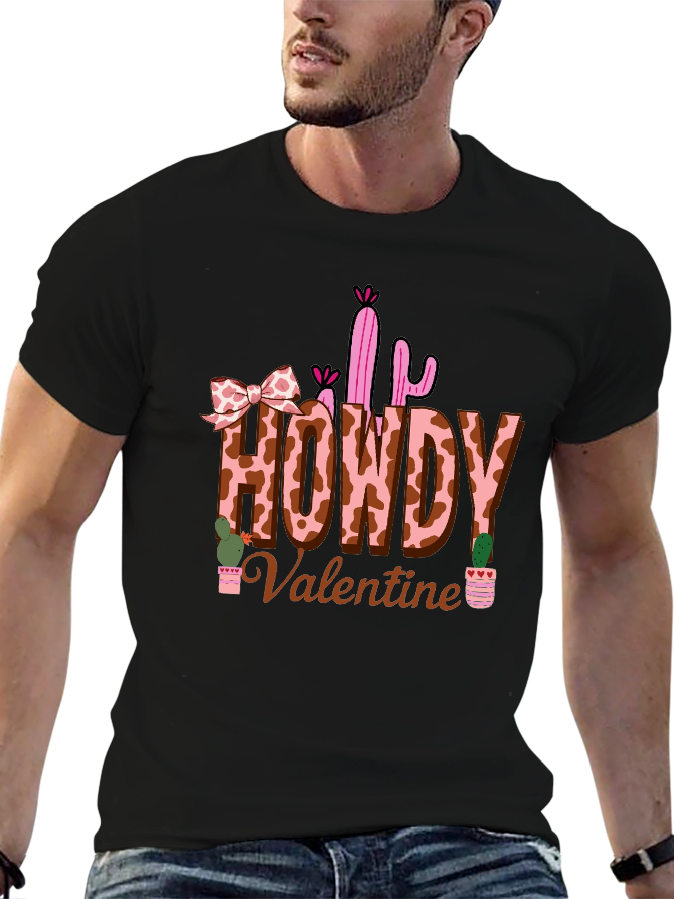 Howdy Valentine Graphic T-Shirt - Western Love