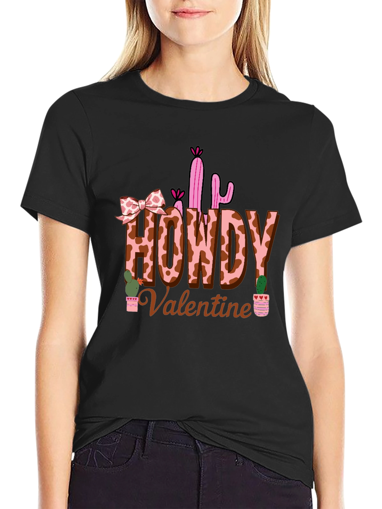 Howdy Valentine Graphic T-Shirt - Western Love