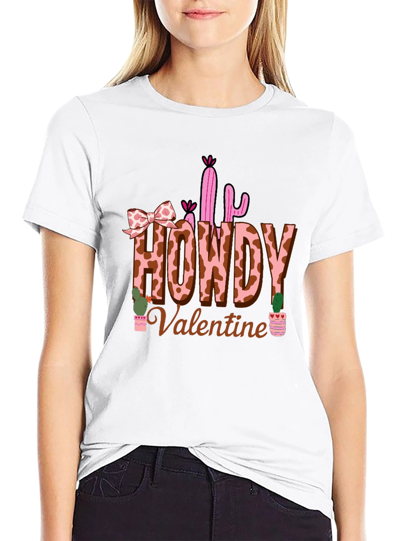 Howdy Valentine Graphic T-Shirt - Western Love