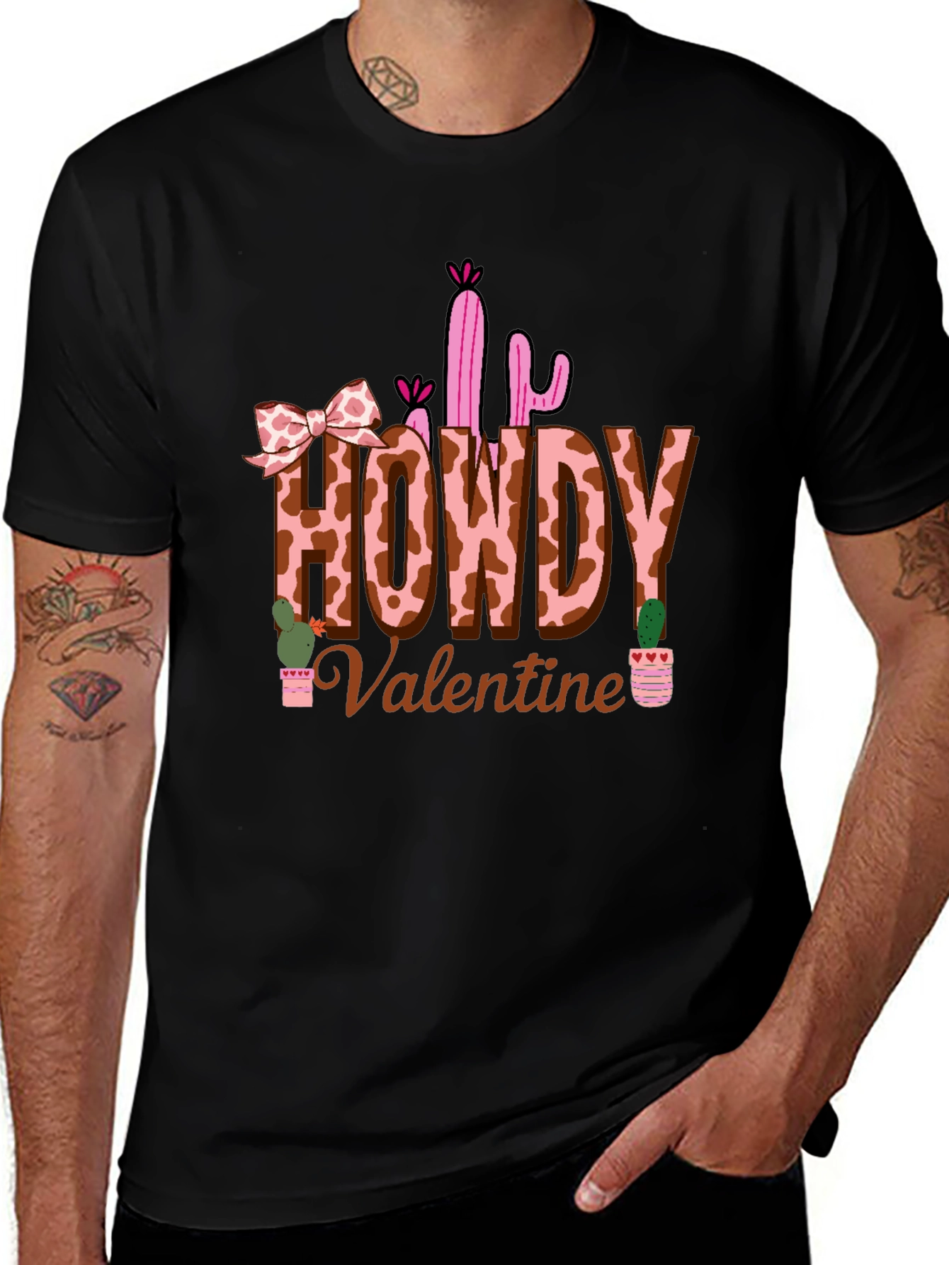 Howdy Valentine Graphic T-Shirt - Western Love