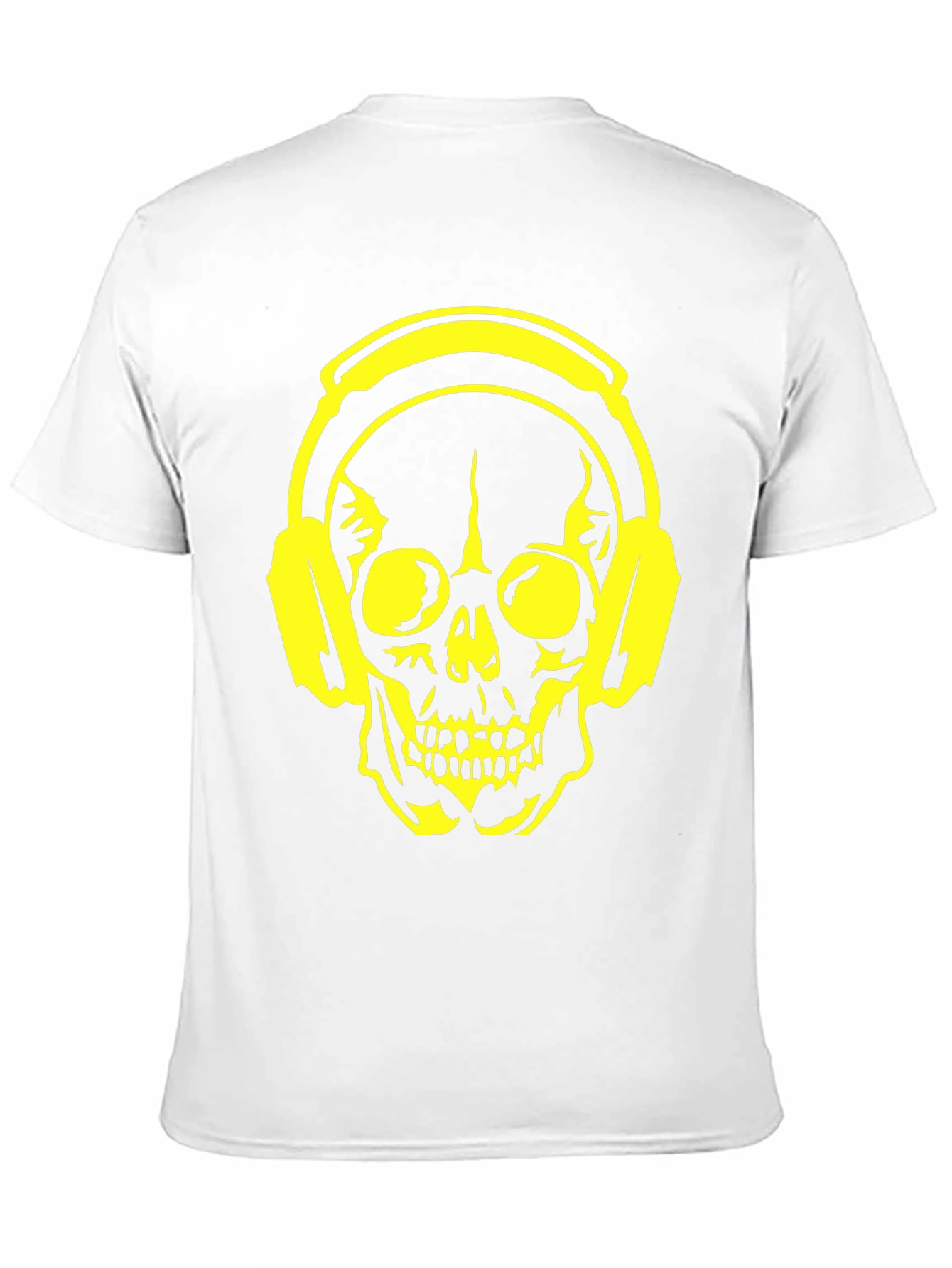 Skull Headphone Graphic T-Shirt