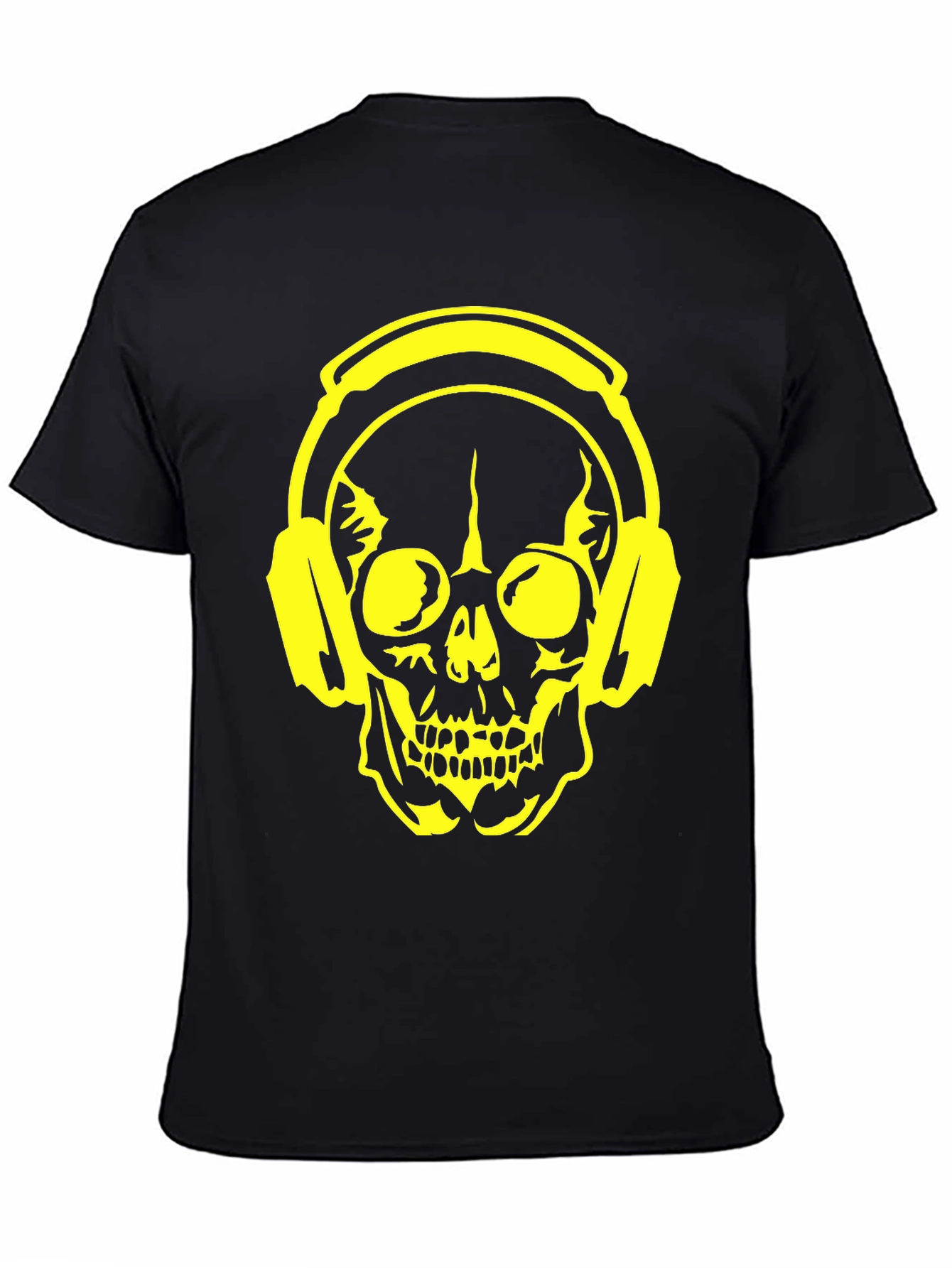 Skull Headphone Graphic T-Shirt