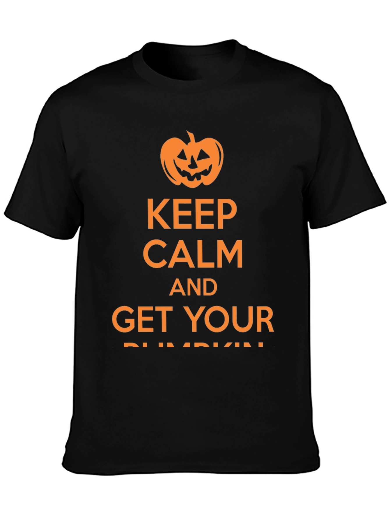 Keep Calm Halloween Pumpkin T-Shirt
