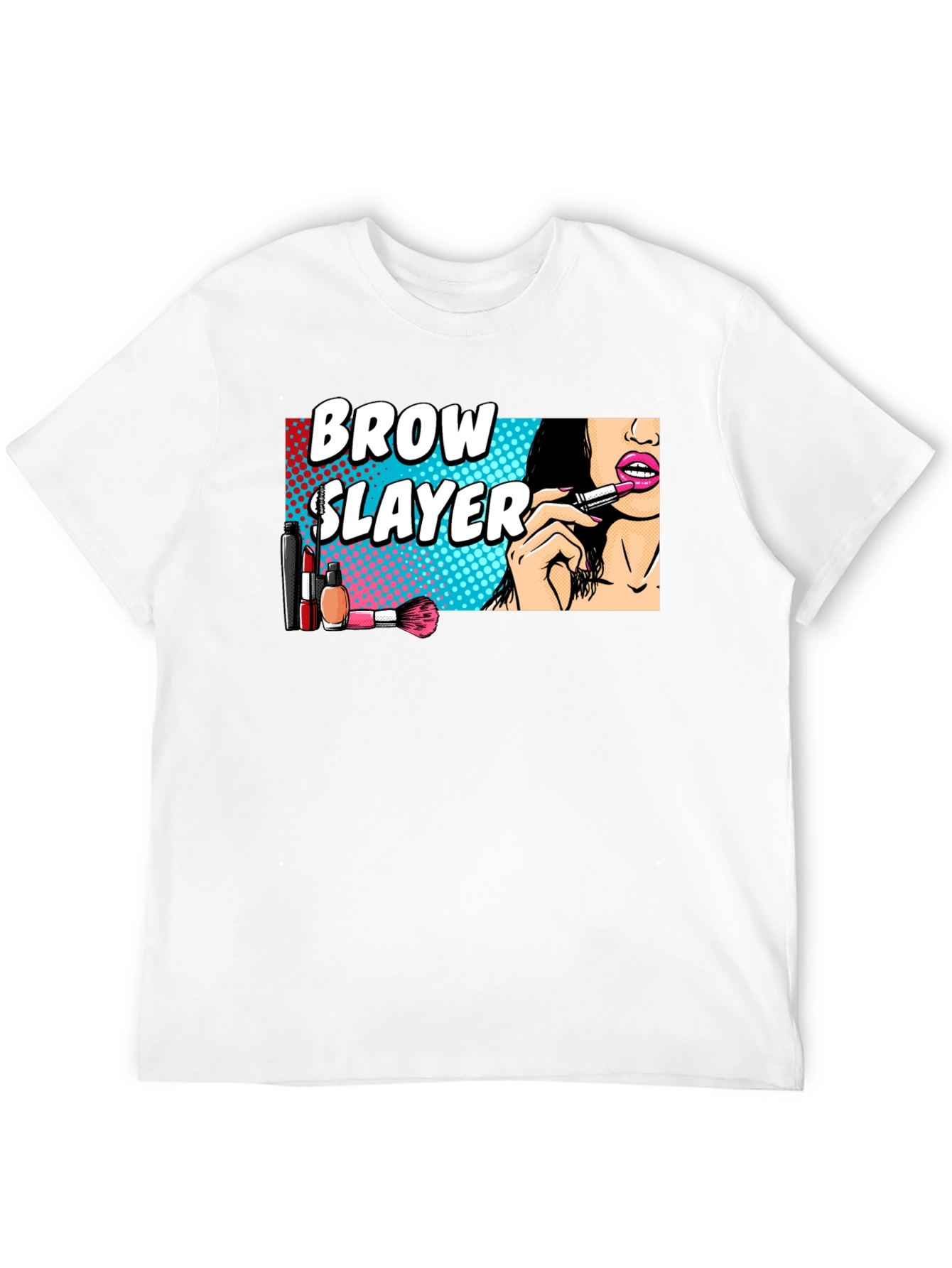 Brow Slayer Black Graphic Tee