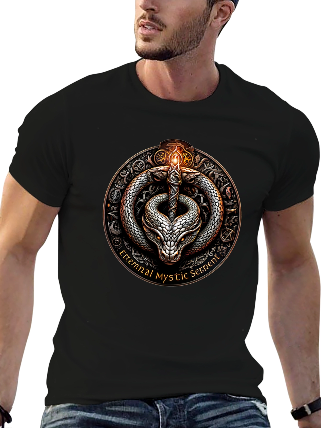 Eternal Mystic Serpent Graphic Tee