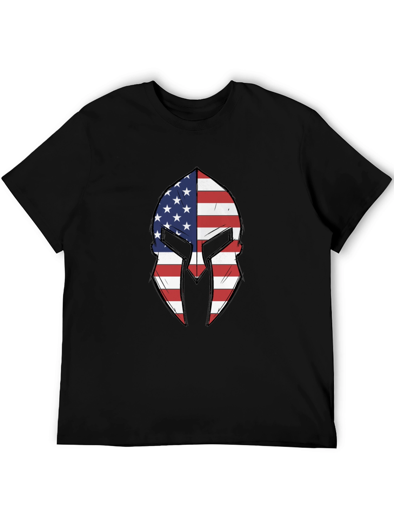 American Spartan Helmet Graphic T-Shirt