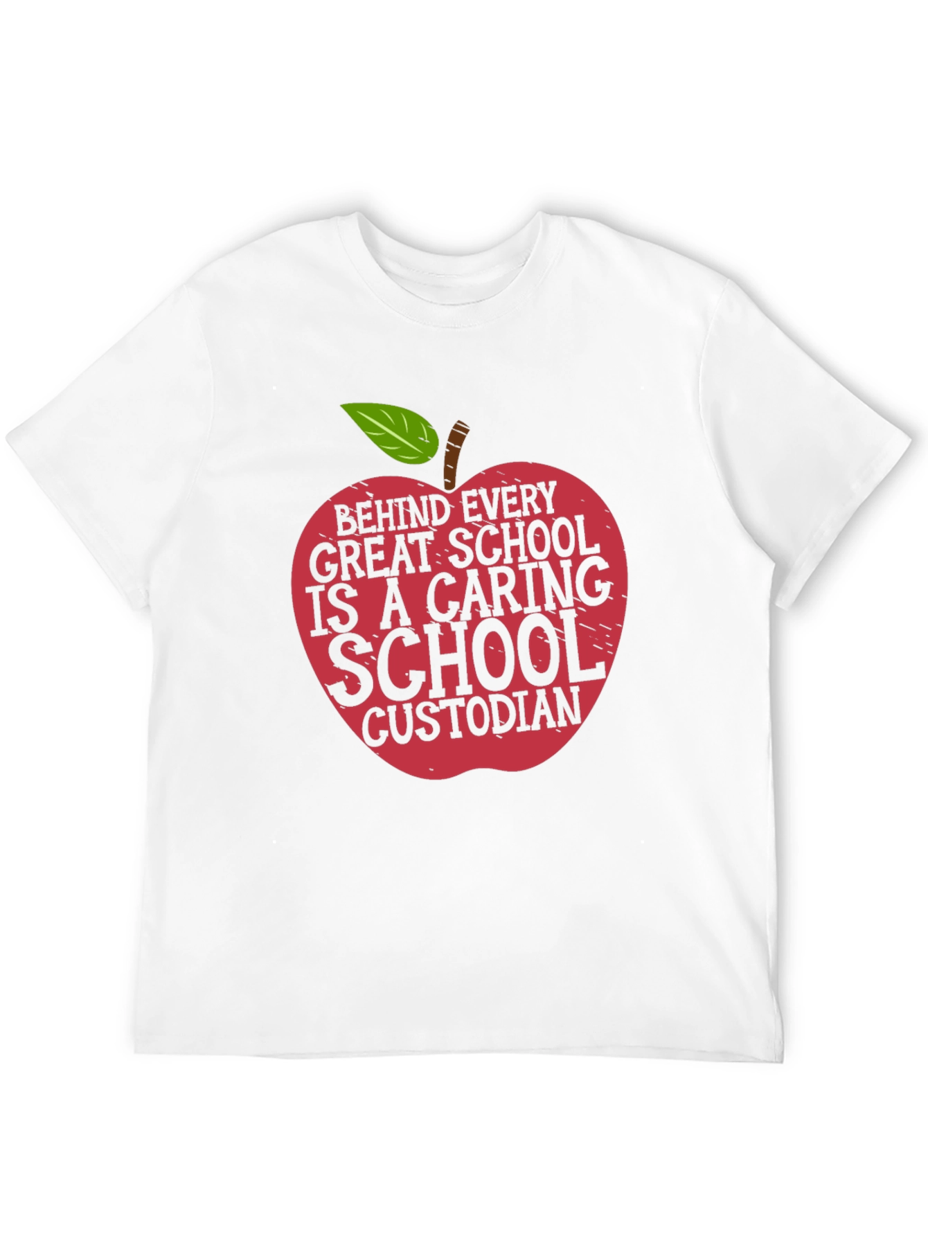 Caring School Custodian Graphic T-Shirt