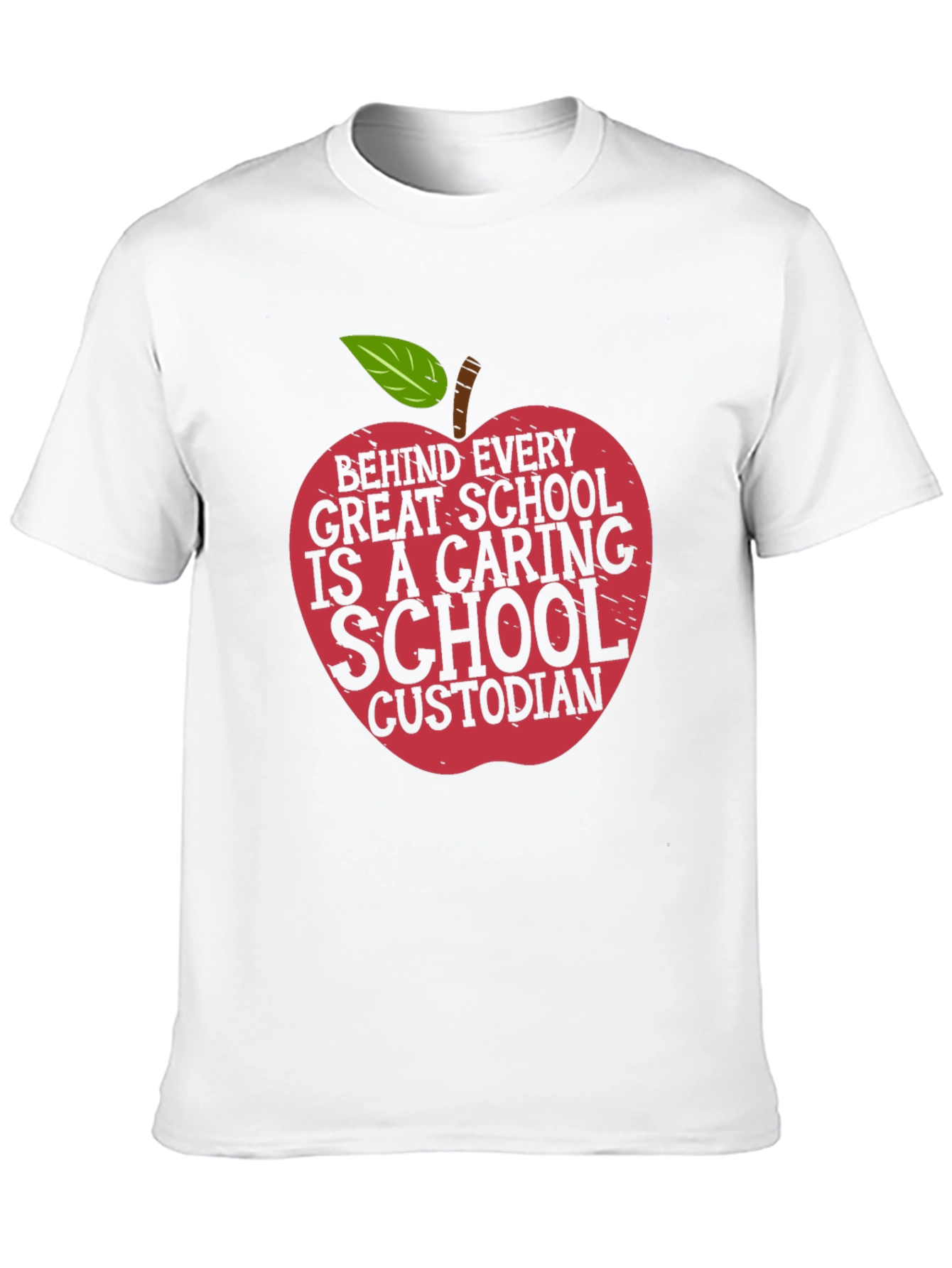 Caring School Custodian Graphic T-Shirt
