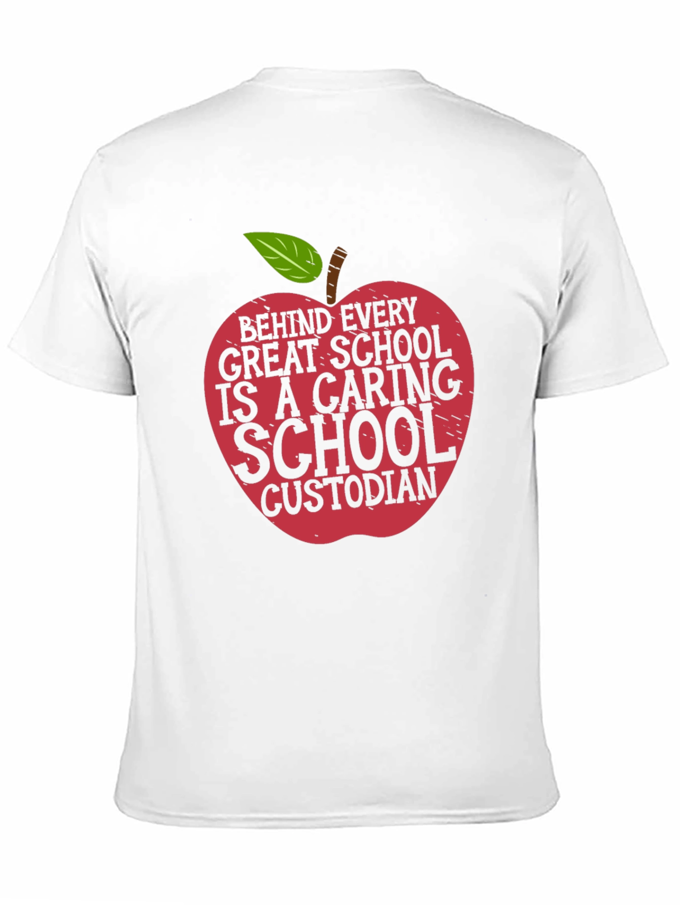 Caring School Custodian Graphic T-Shirt