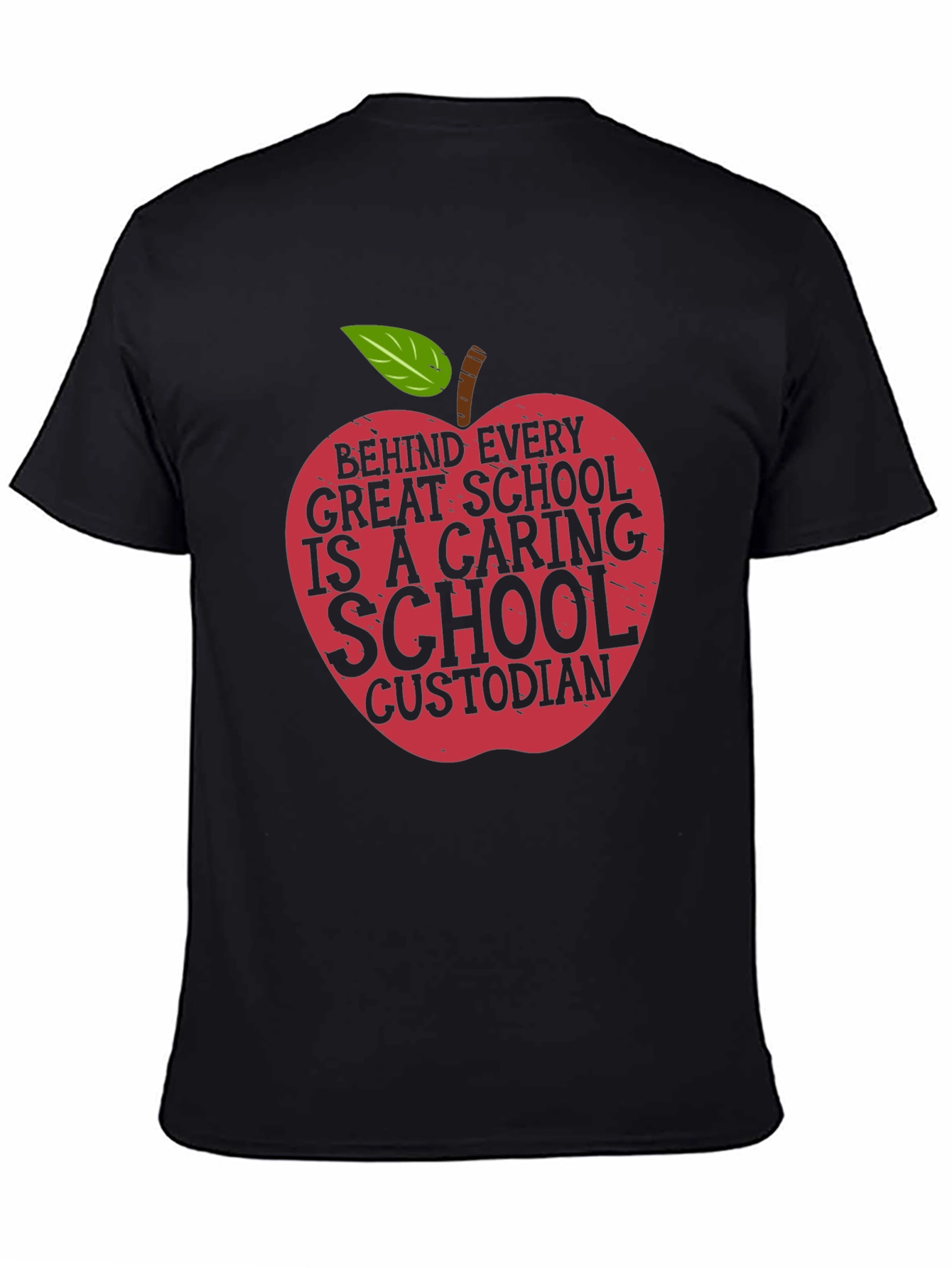 Caring School Custodian Graphic T-Shirt