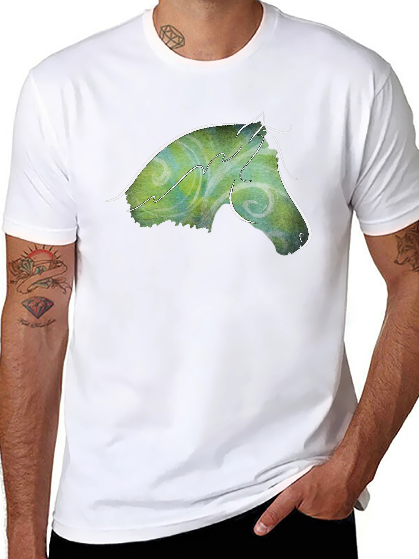 Horse Art Graphic T-Shirt