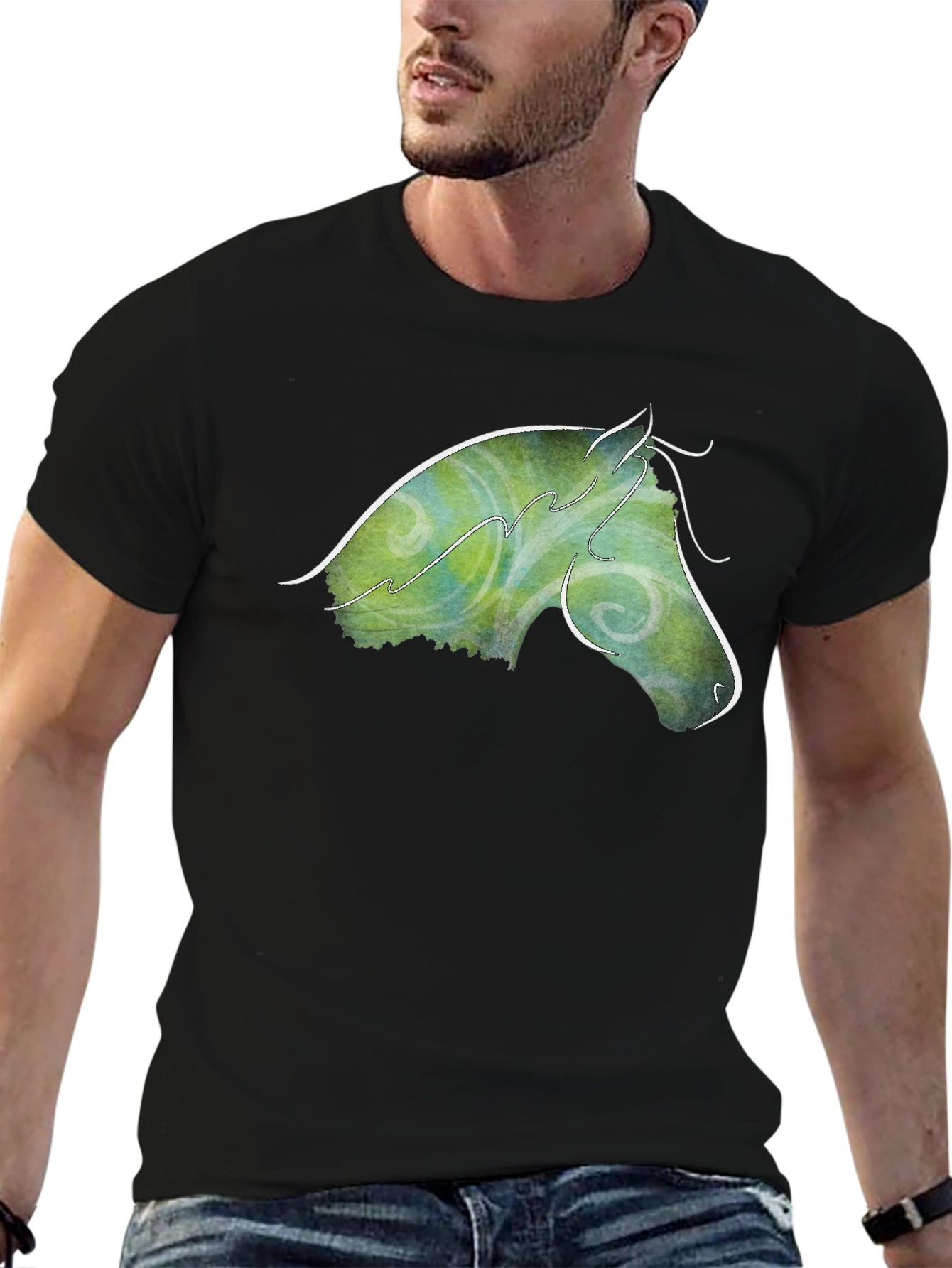 Horse Art Graphic T-Shirt