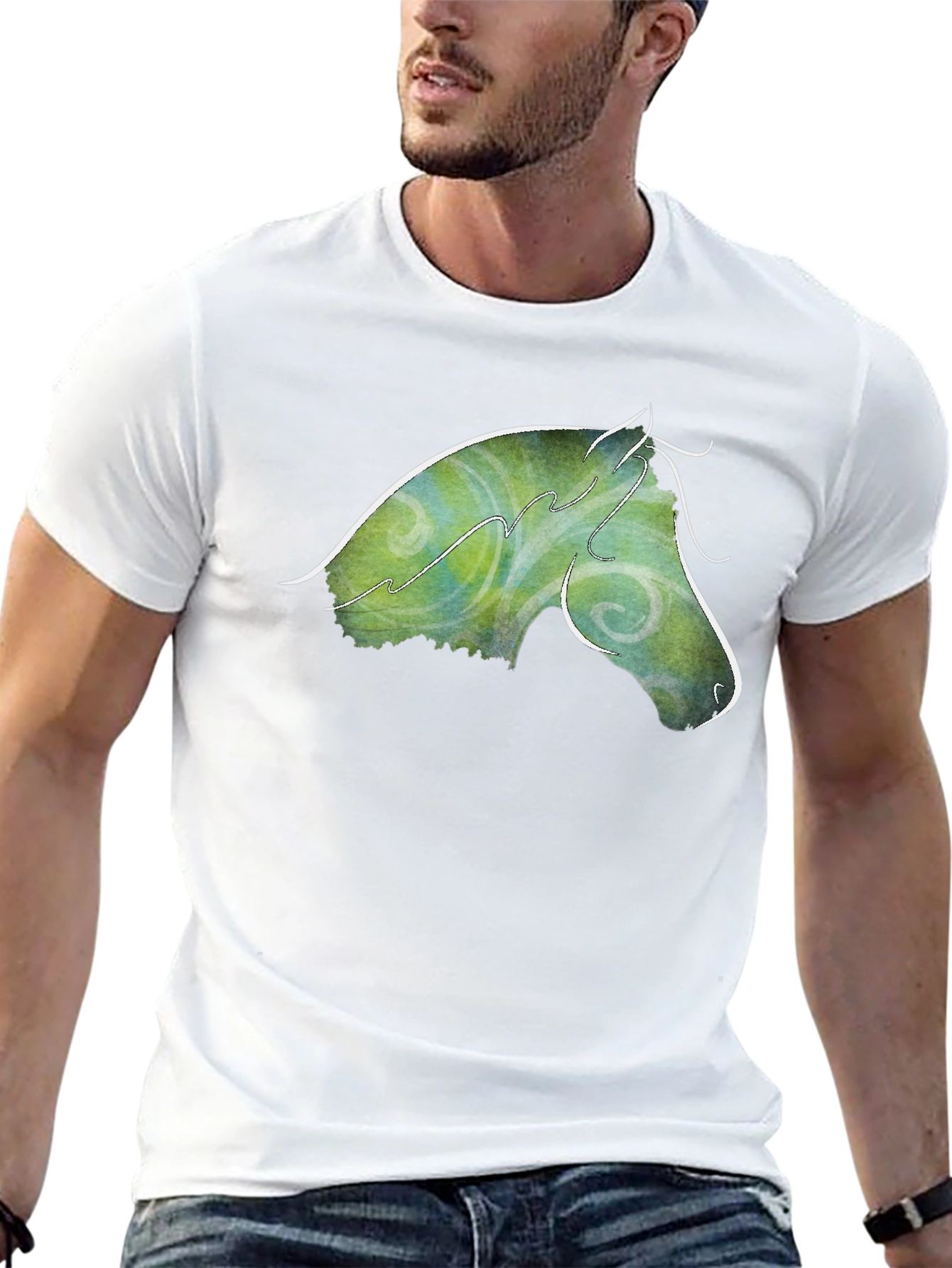 Horse Art Graphic T-Shirt