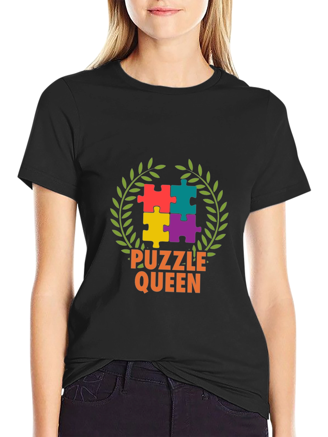 Puzzle Queen Graphic T-Shirt