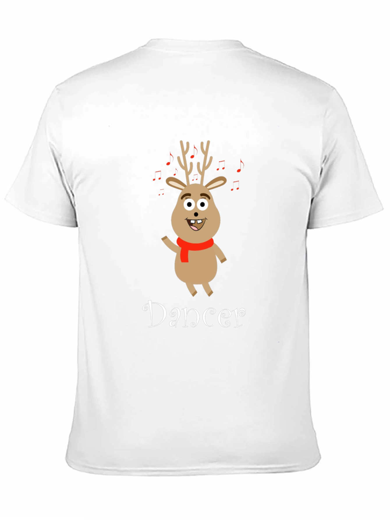 Dancer Reindeer Christmas T-Shirt - Festive Holiday Apparel
