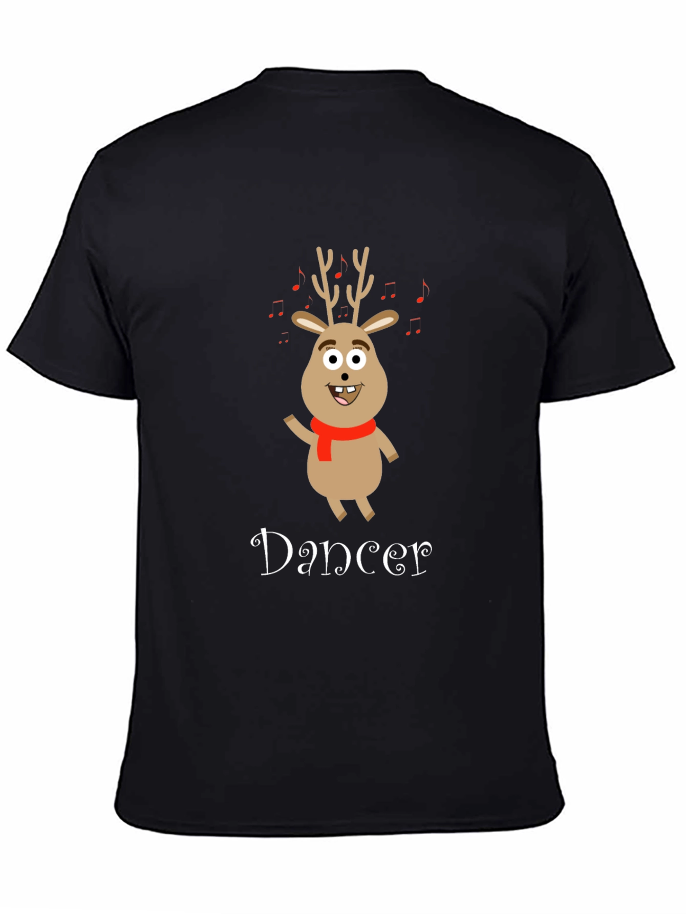 Dancer Reindeer Christmas T-Shirt - Festive Holiday Apparel