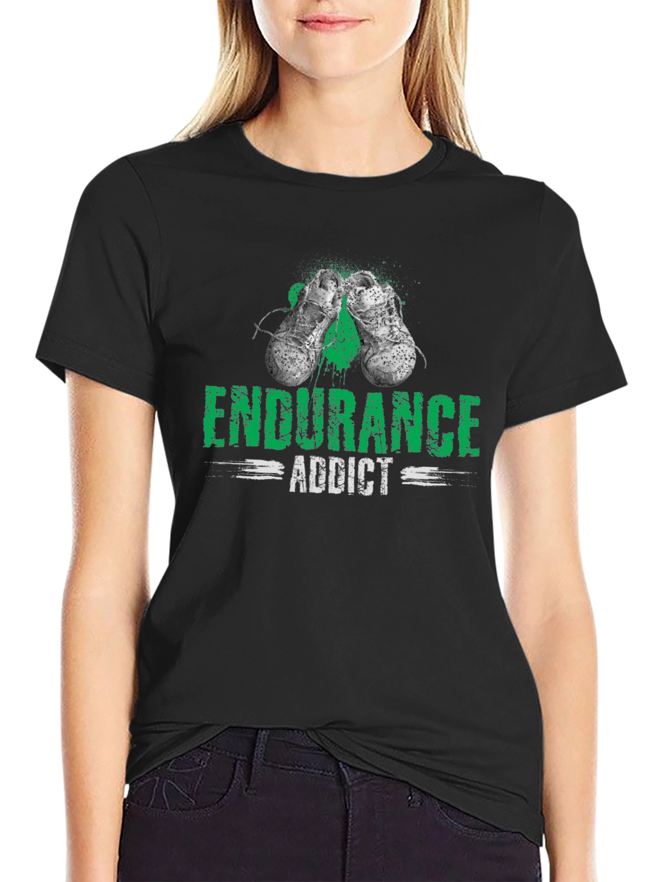 Endurance Addict Graphic Tee - Black