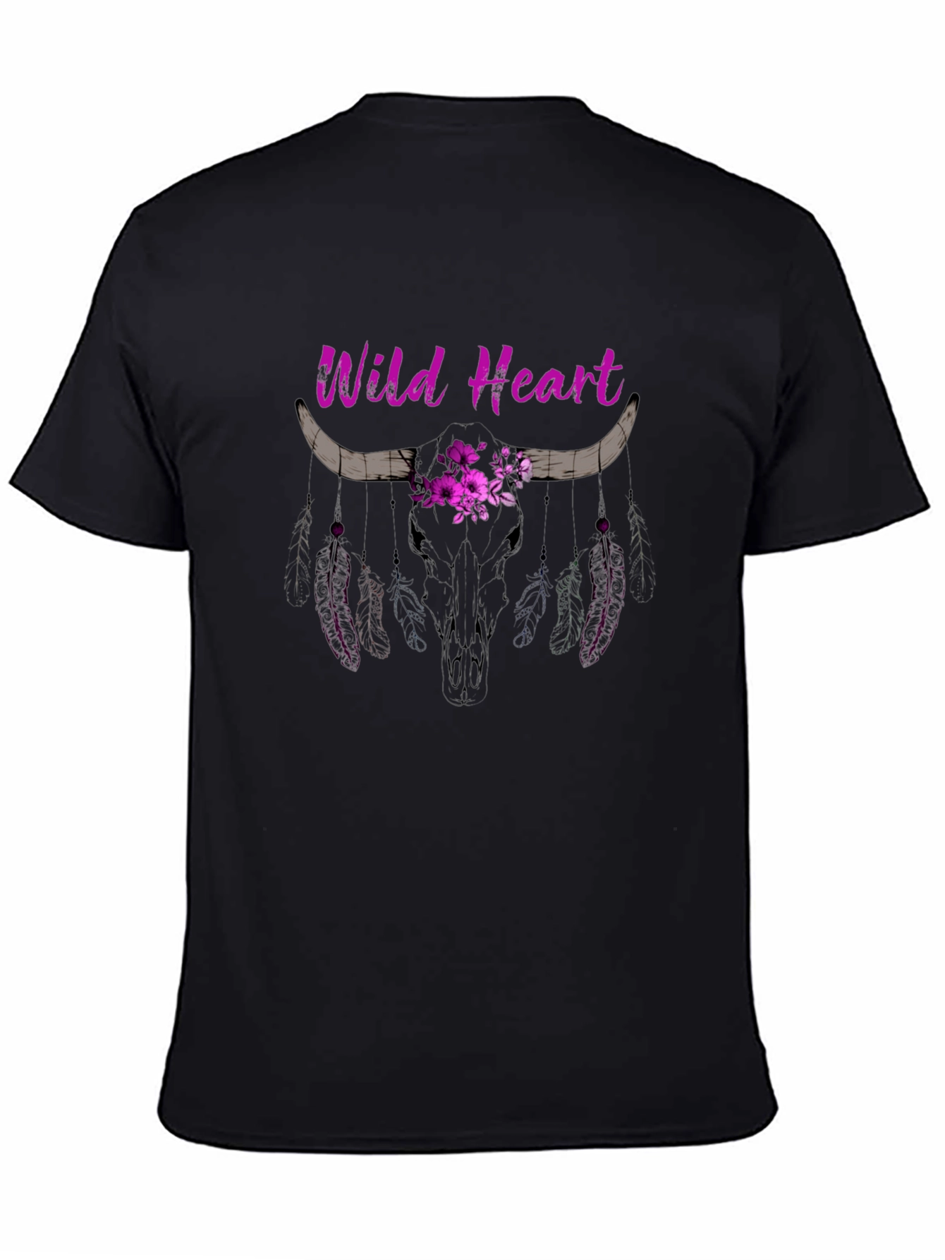 Wild Heart Graphic Tee - Bohemian Style