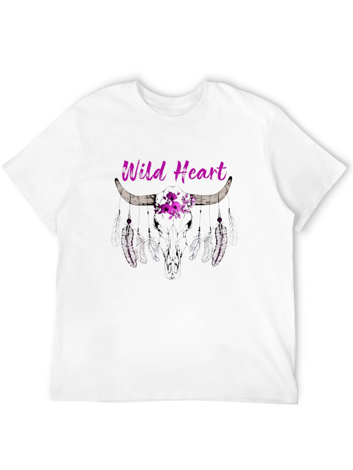 Wild Heart Graphic Tee - Bohemian Style