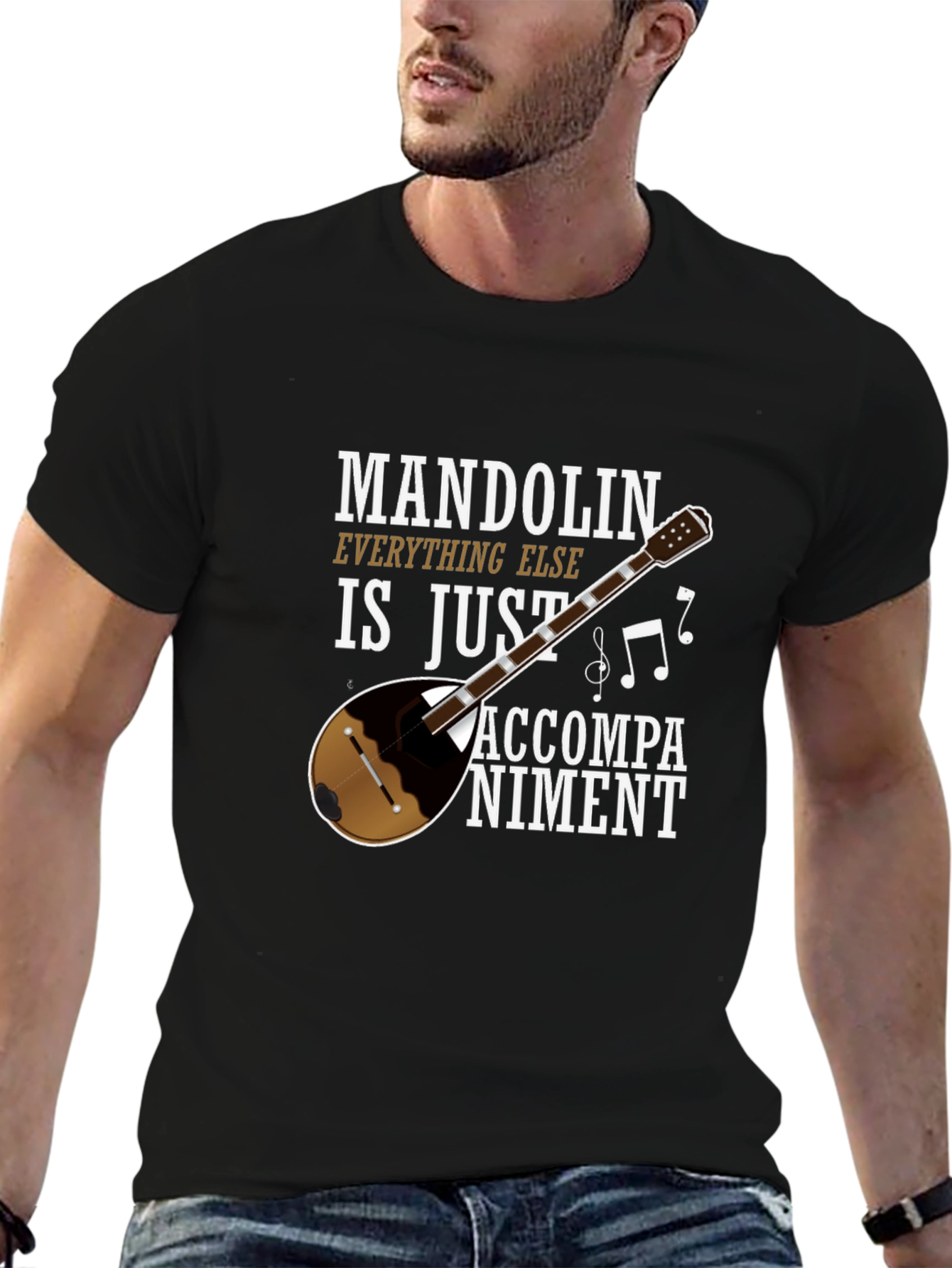 Mandolin Musician Tee: Everything Else Is Just Accompaniment!