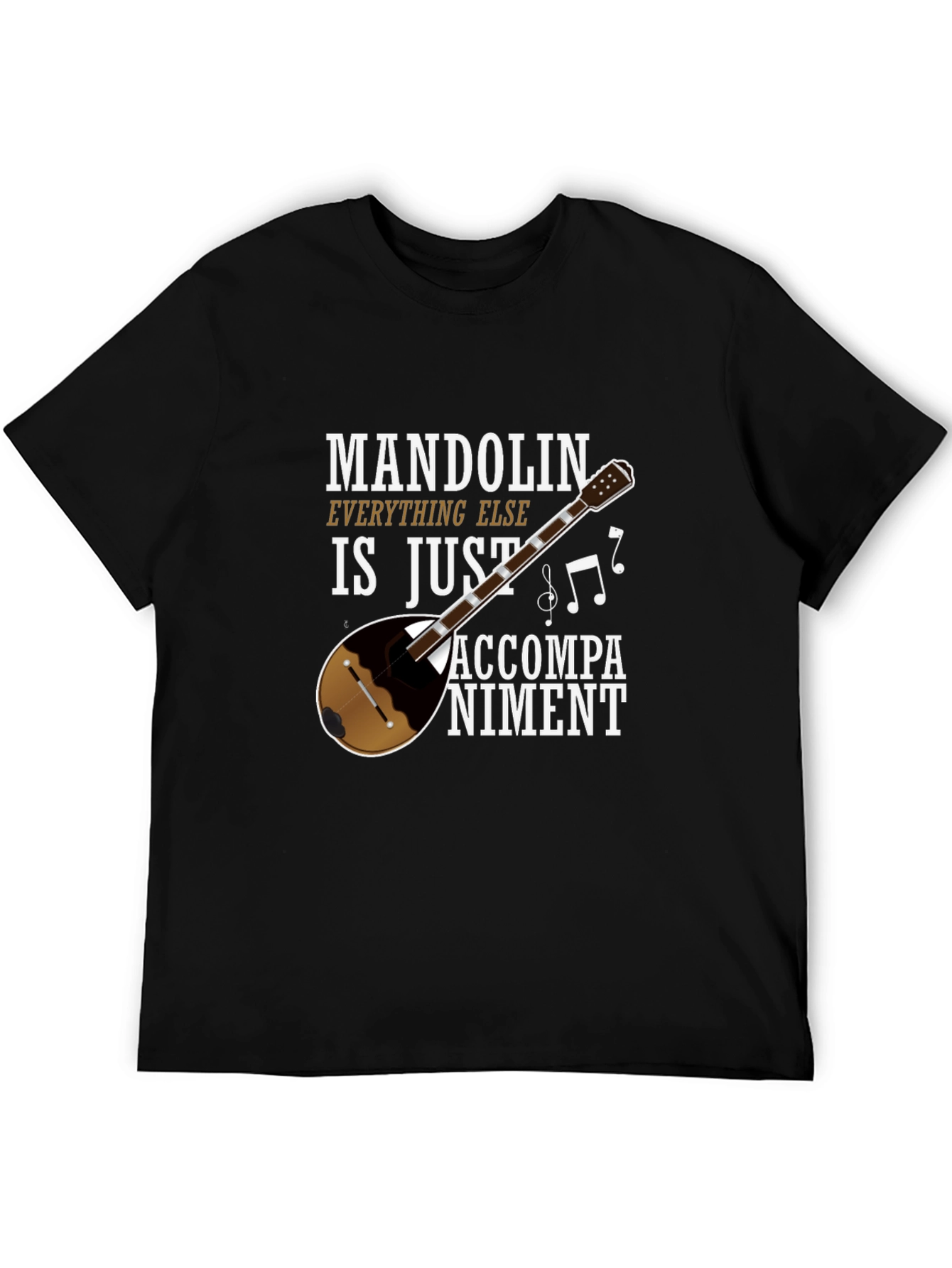 Mandolin Musician Tee: Everything Else Is Just Accompaniment!