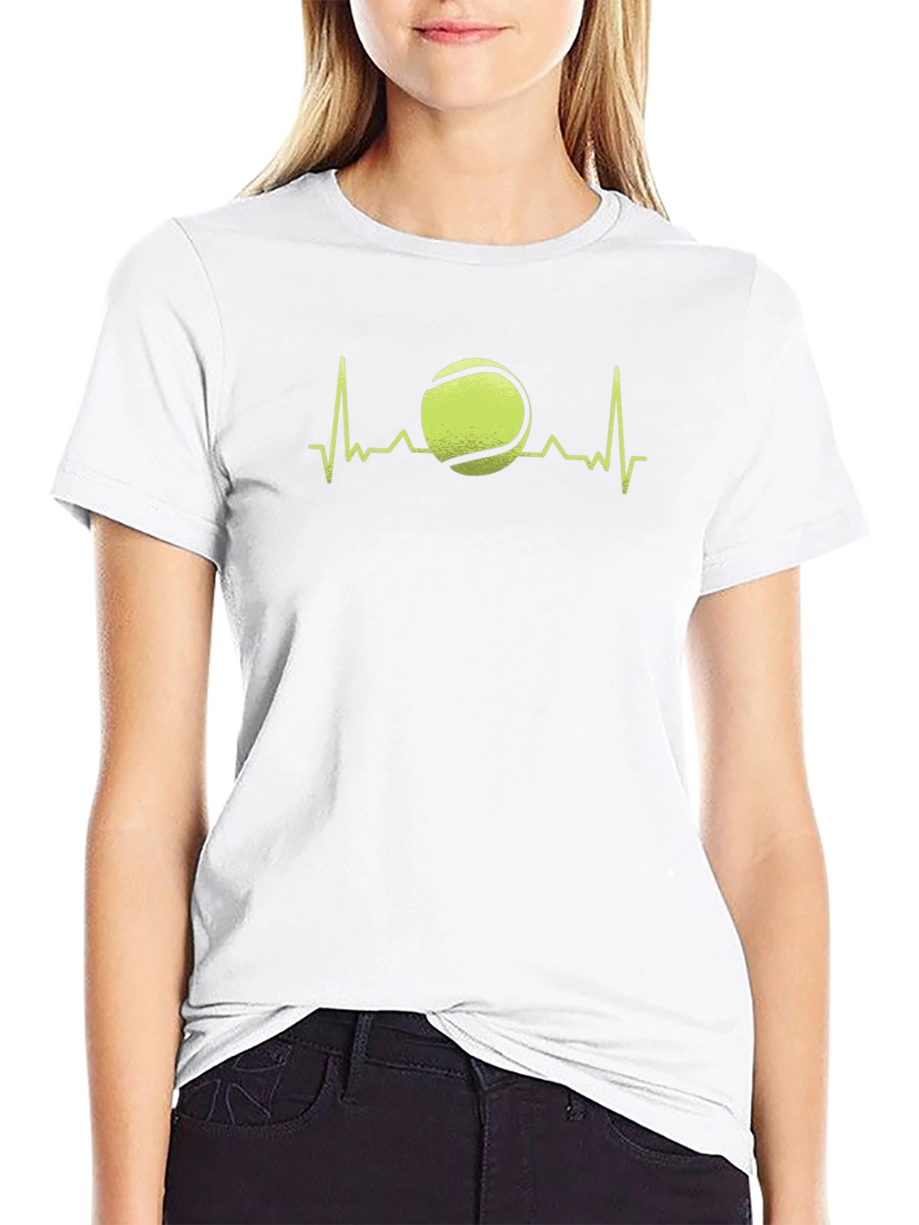 Tennis Heartbeat Graphic T-Shirt