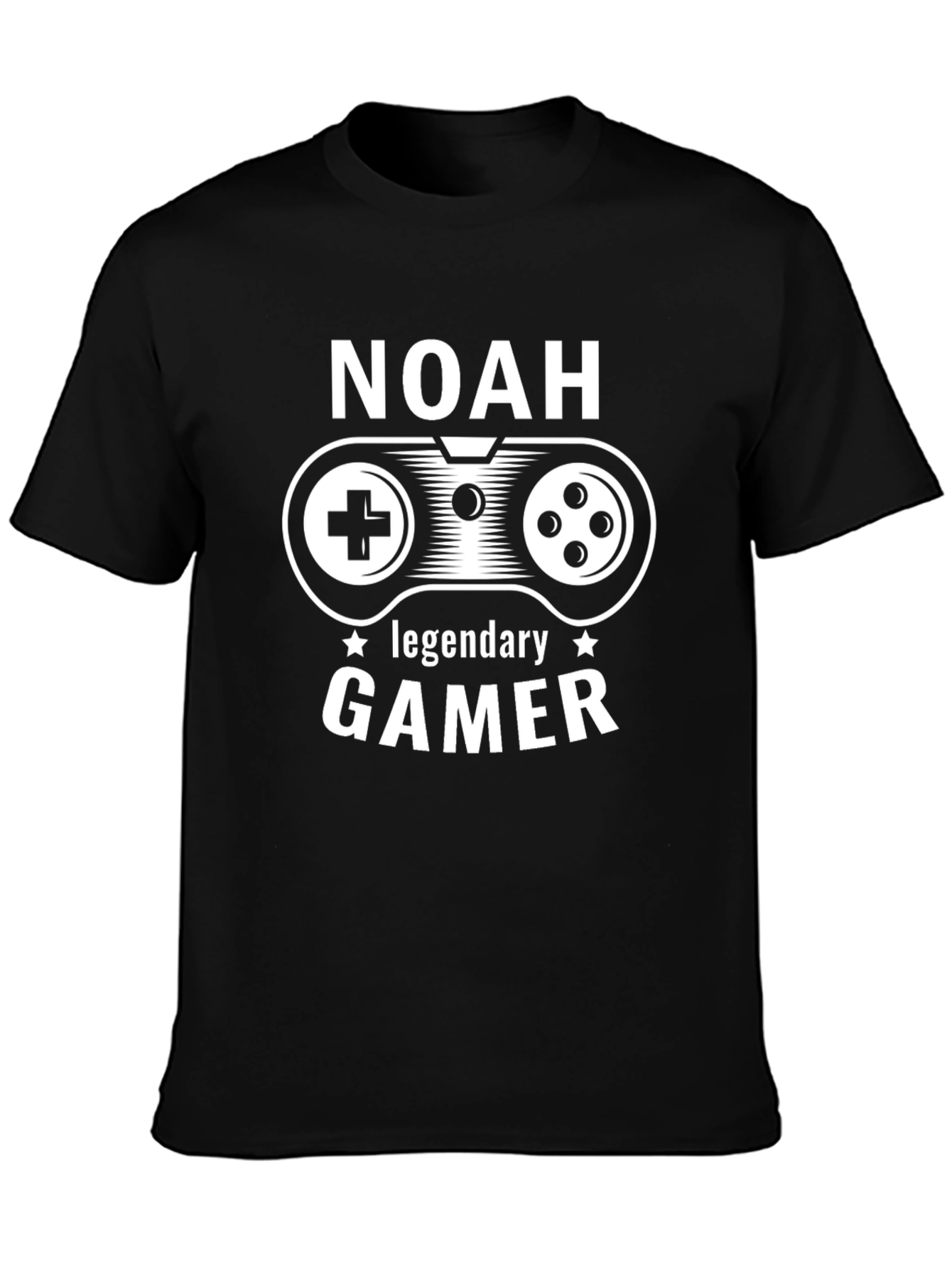 Noah Legendary Gamer T-Shirt - Black Cotton