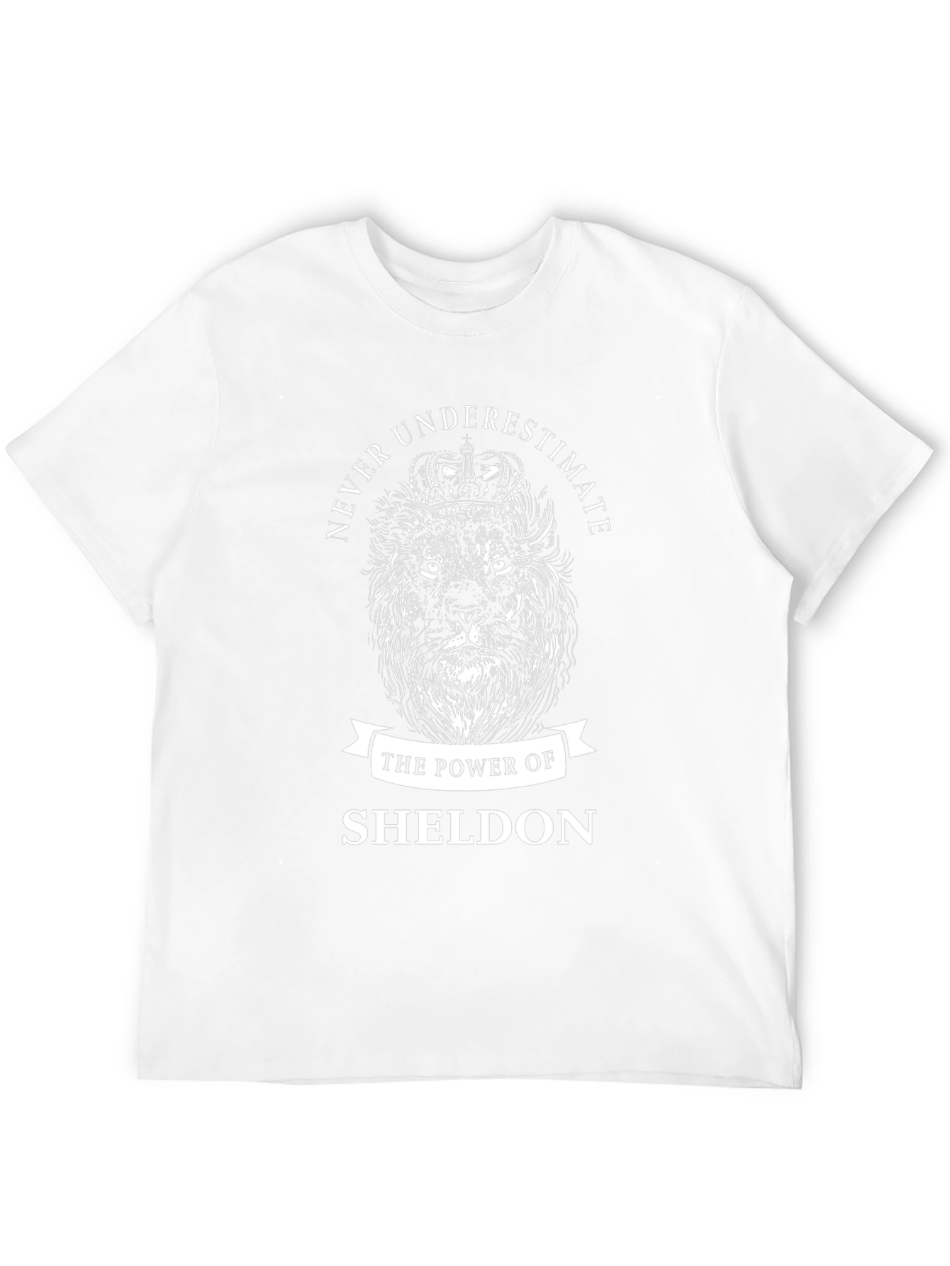 Sheldon Power Lion Graphic Tee - Black Cotton T-Shirt