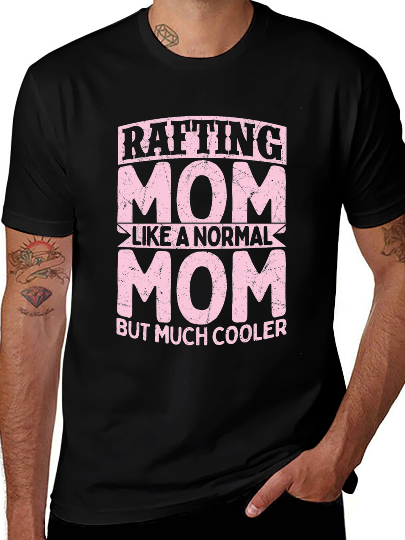 Rafting Mom Graphic T-Shirt - Cool Mothers Day Gift
