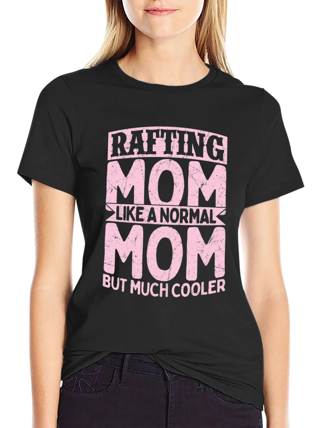 Rafting Mom Graphic T-Shirt - Cool Mothers Day Gift