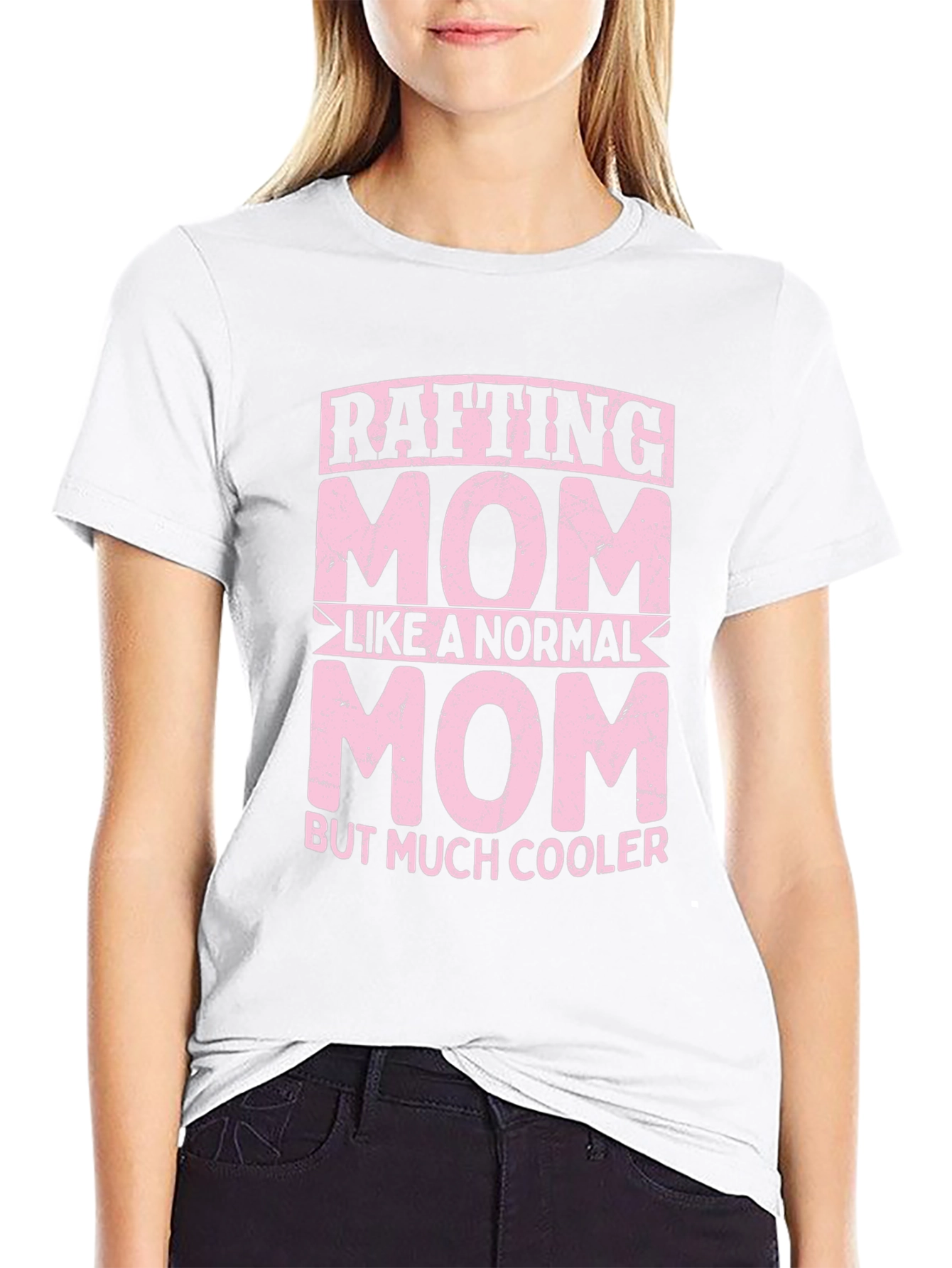 Rafting Mom Graphic T-Shirt - Cool Mothers Day Gift