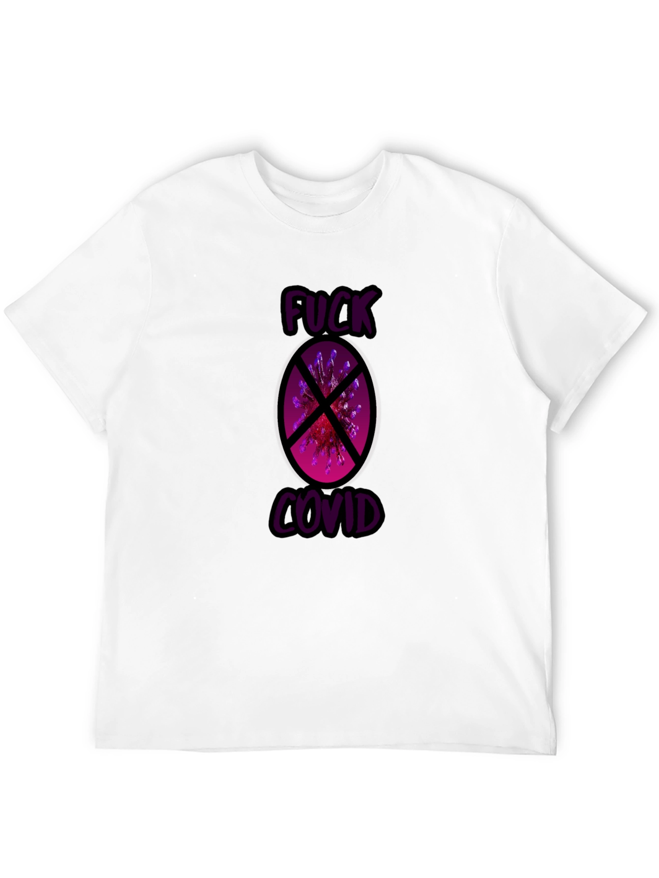F*ck Covid Black Graphic Tee