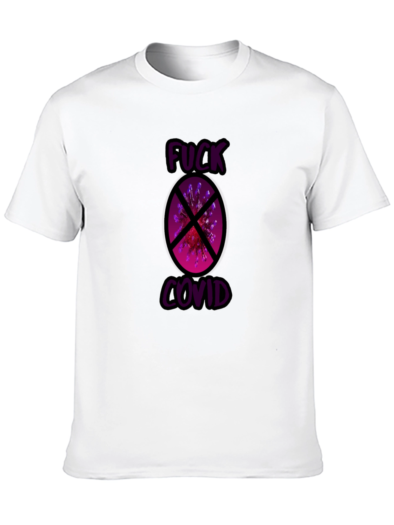 F*ck Covid Black Graphic Tee