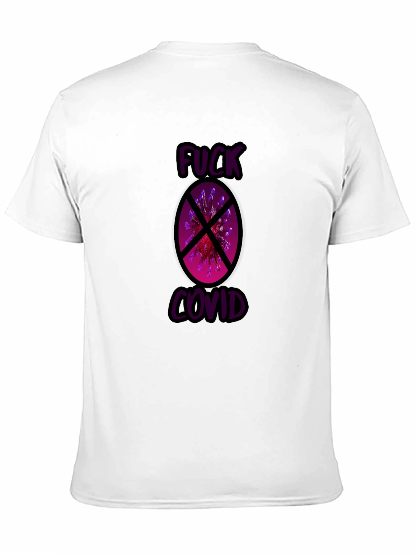 F*ck Covid Black Graphic Tee