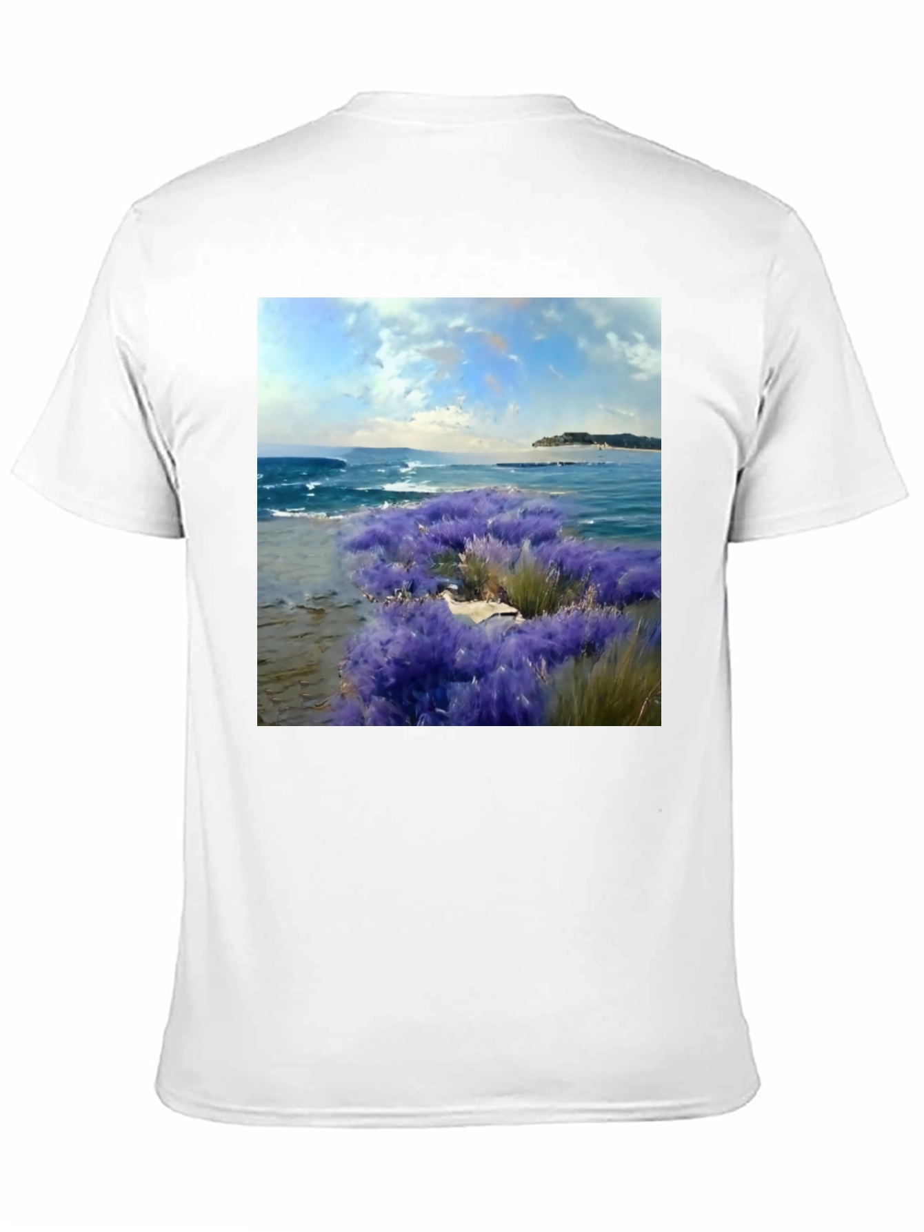 Ocean View Graphic Tee - Coastal Landscape T-Shirt
